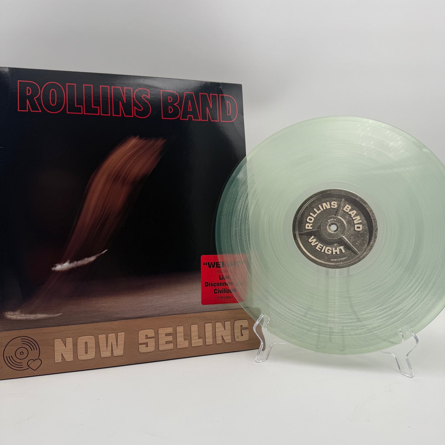 Rollins Band - Weight Vinyl LP Clear Original 1st Press Imago
