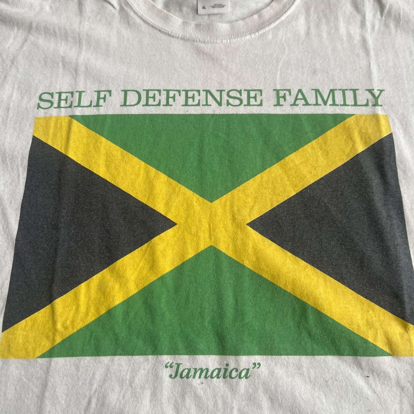 Self Defense Family Band Jamaica T-Shirt Size XL