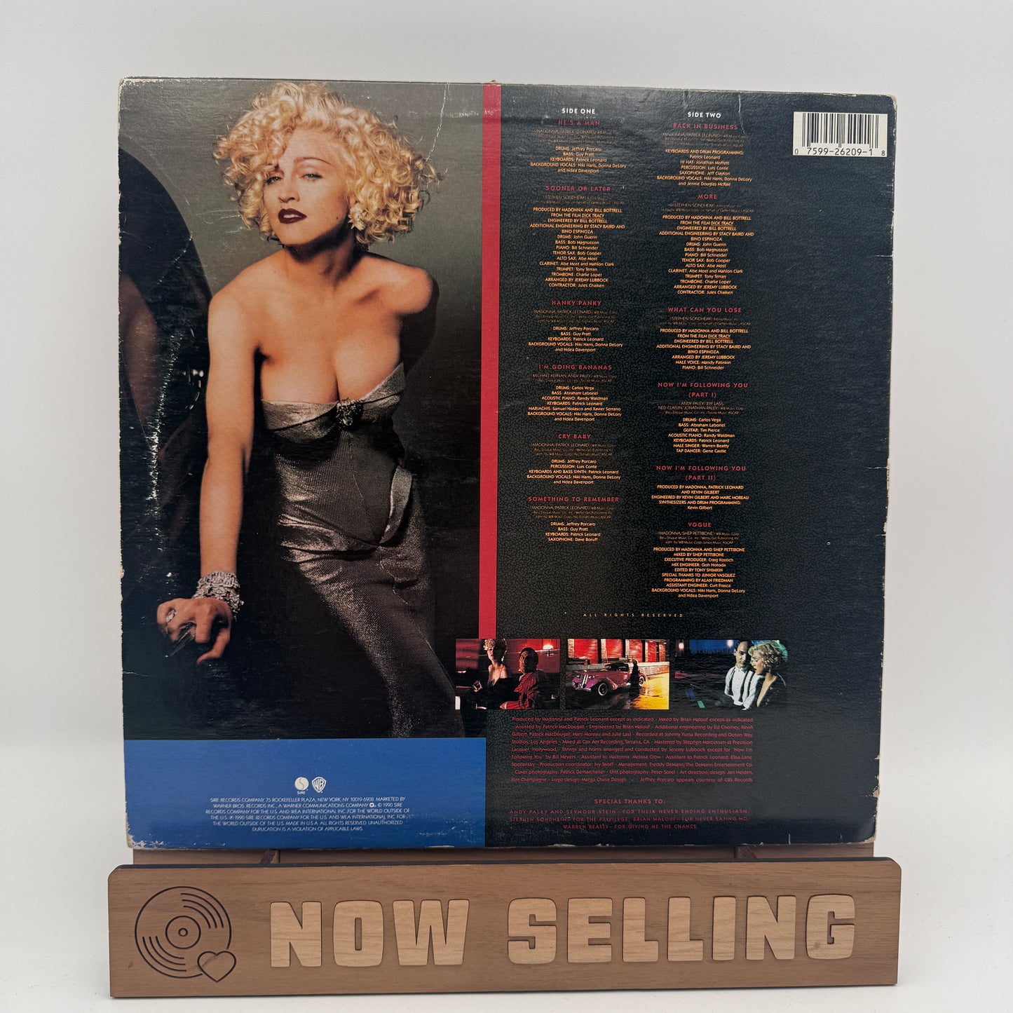 Madonna - I'm Breathless - Dick Tracy Movie Vinyl LP Original 1st Press SRC Press
