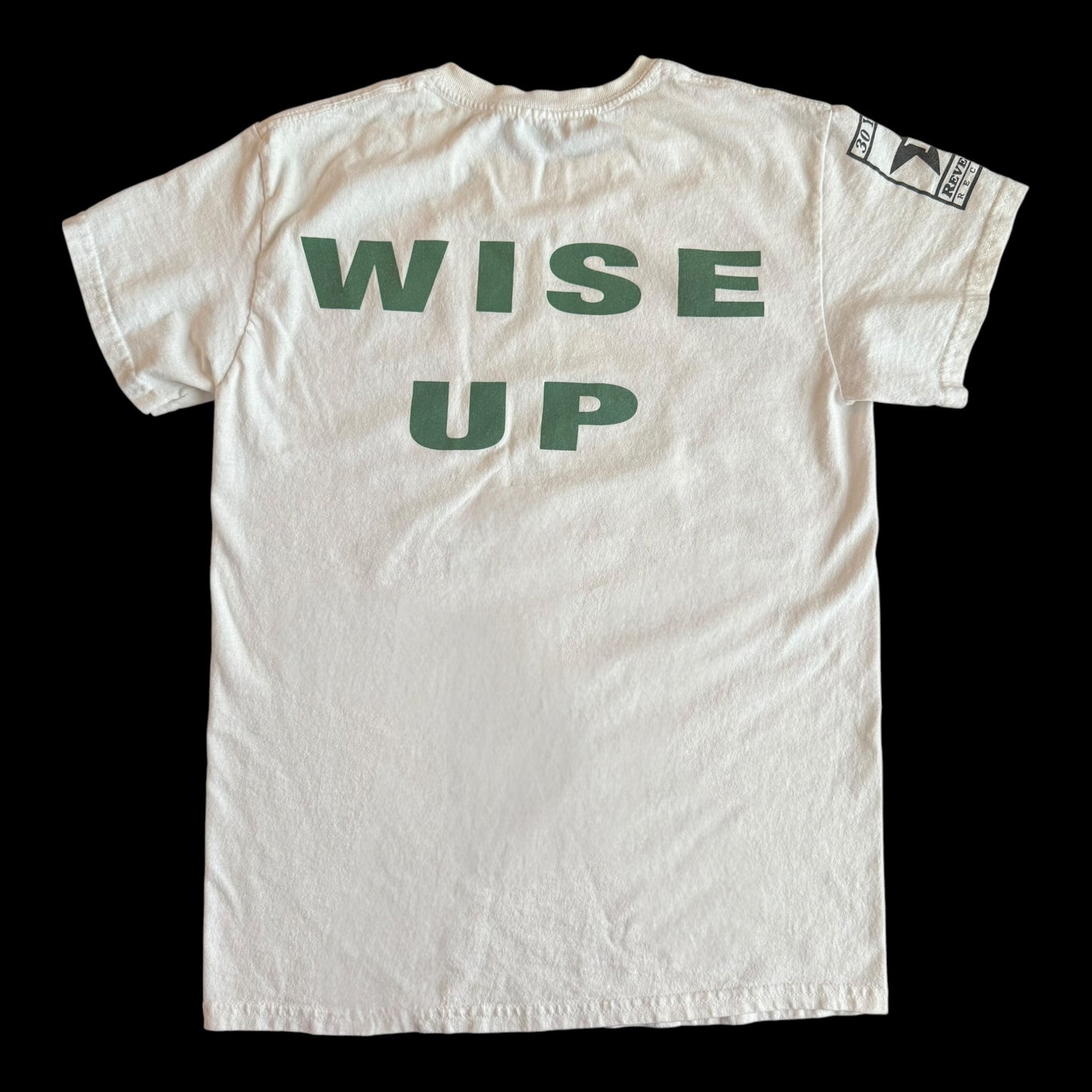 Bold Hardcore Band Wise Up White T-Shirt Size S Revelation Records