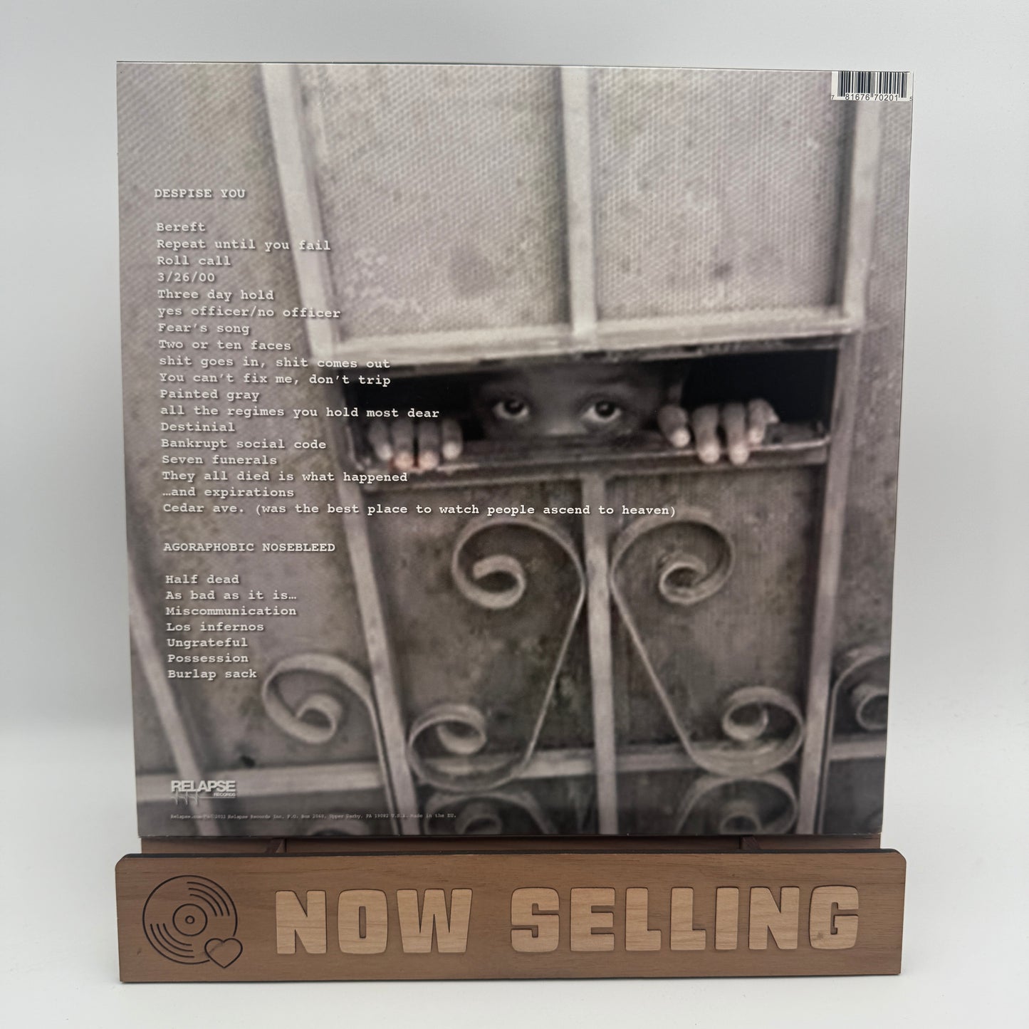 Despise You / Agoraphobic Nosebleed - And On And On Vinyl LP Repress Blood Red