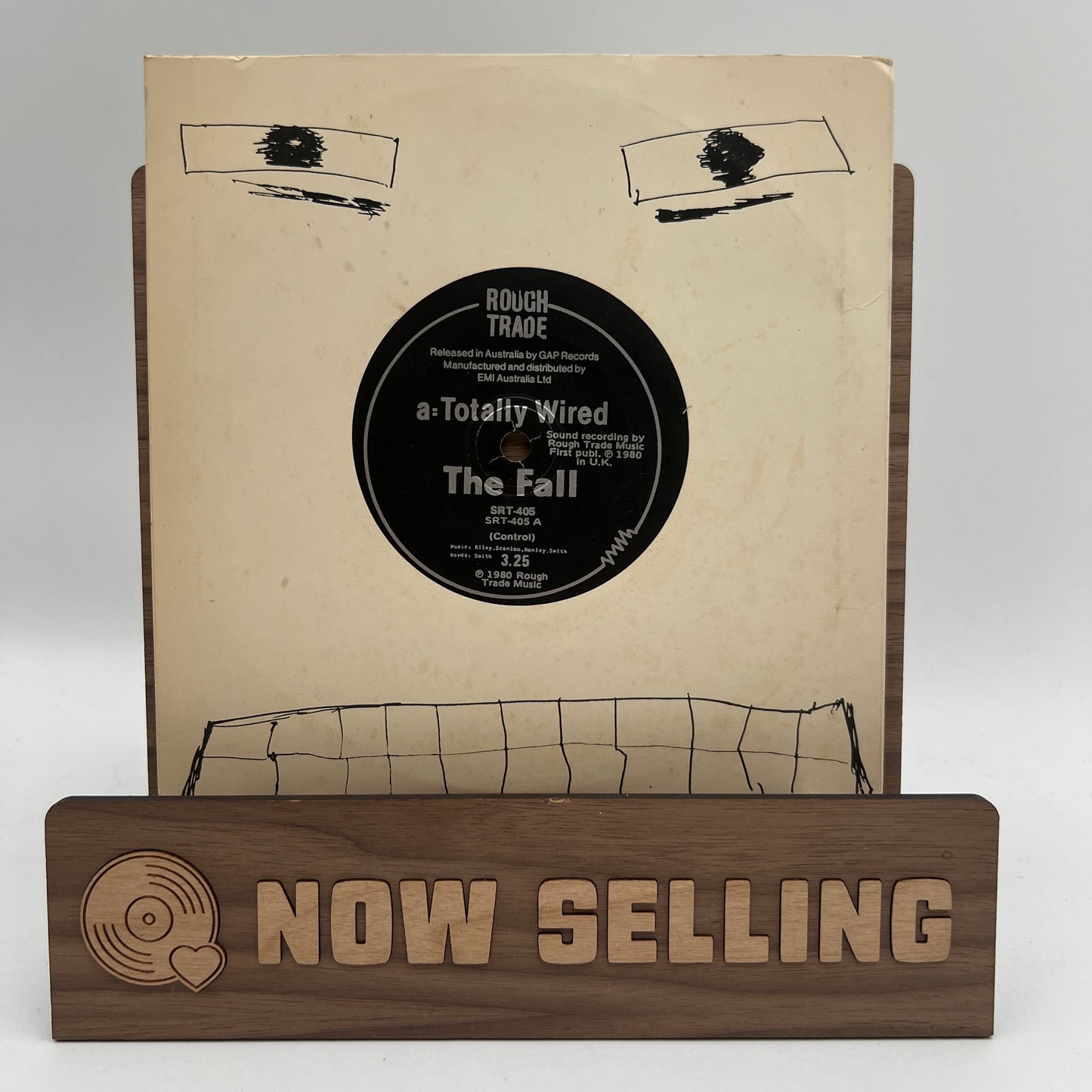 The Fall - Totally Wired Vinyl 7" Original 1st Press Australia Black Labels