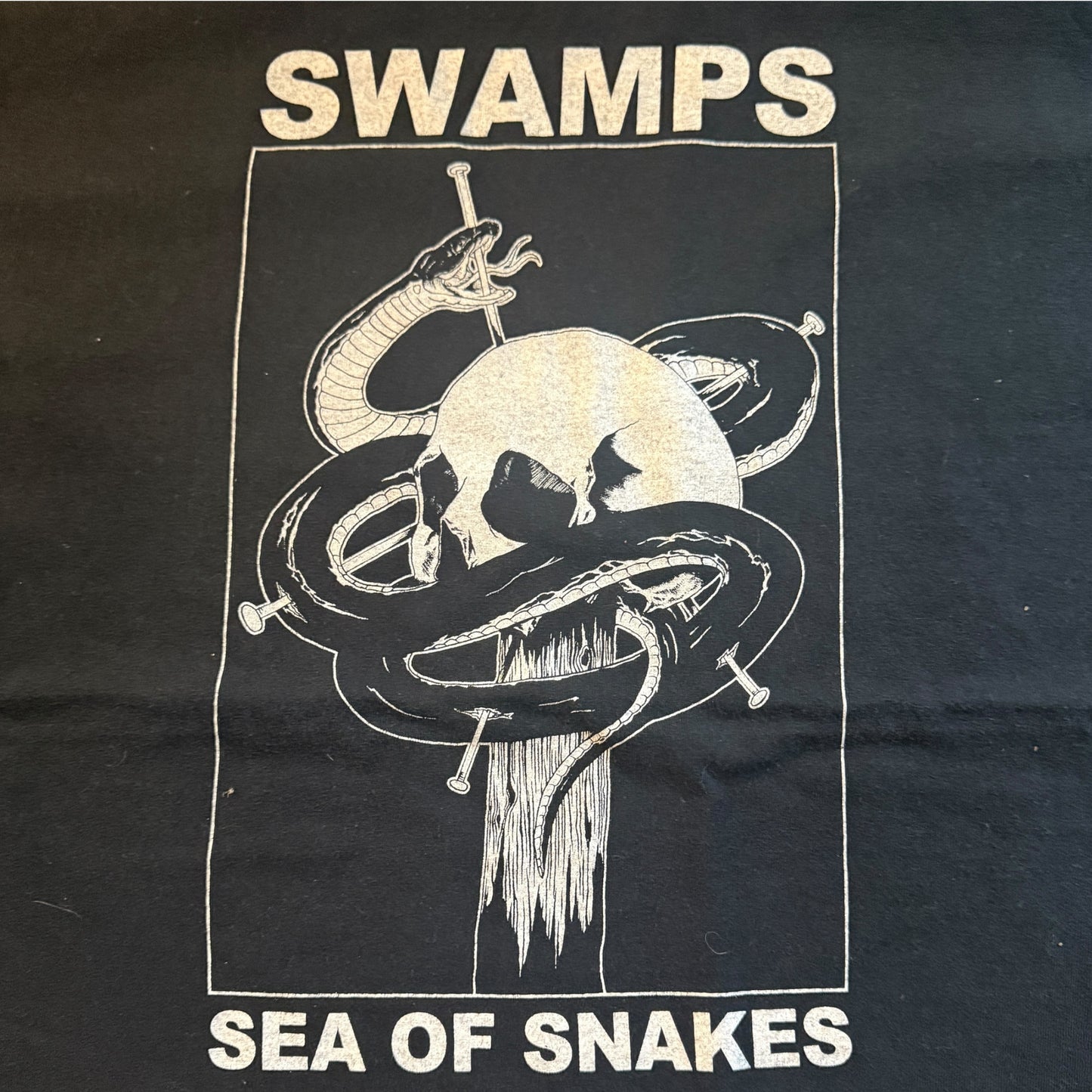 Swamps Hardcore Band Sea Of Snakes T-Shirt Size XXL