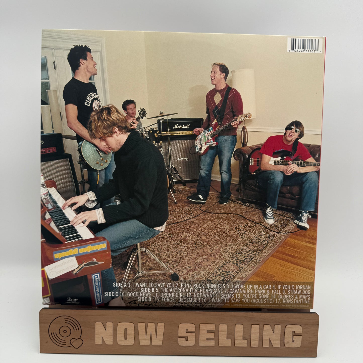 Something Corporate - Leaving Through The Window Vinyl LP Reissue Clear w/ Splatter