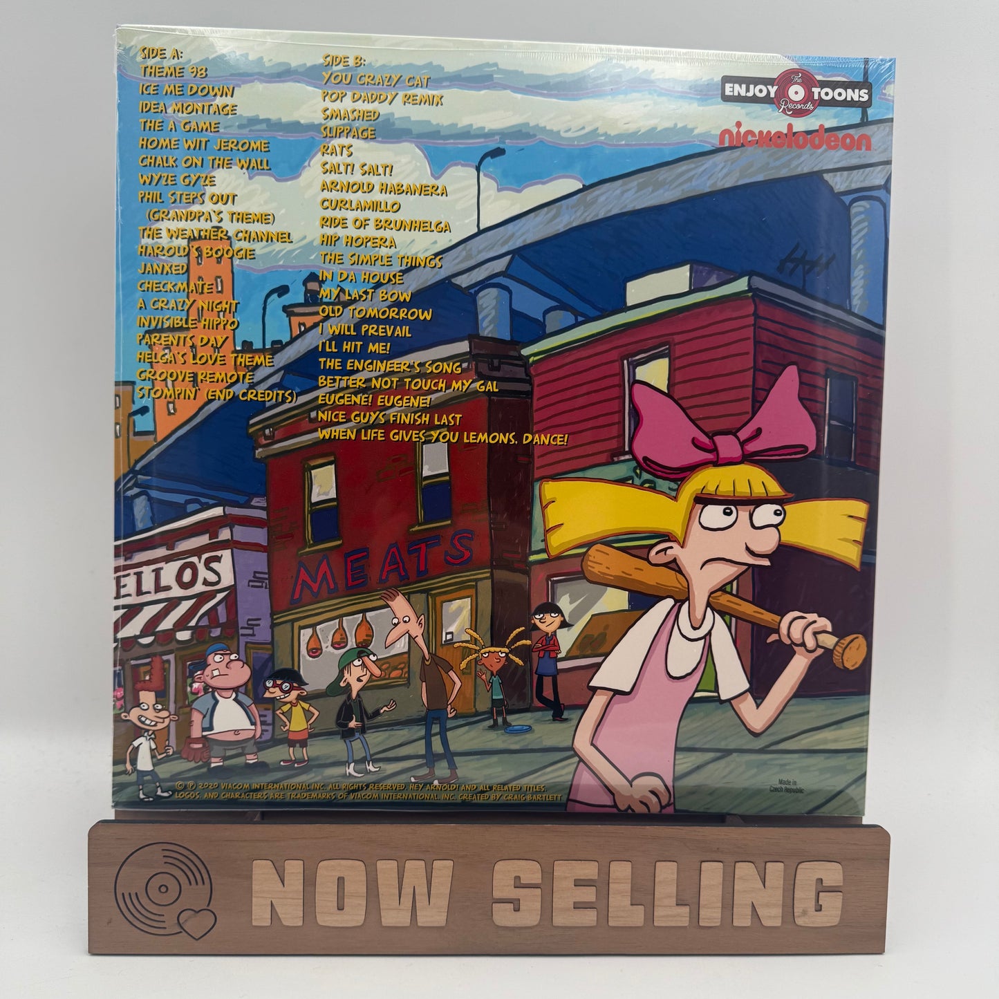 Hey Arnold! The Music Vol. 1 Soundtrack Vinyl LP Sky Swirl w/ Splatter SEALED