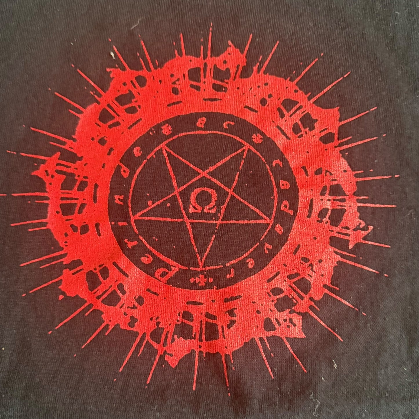 Deathspell Omega Band Red Sigil Perinde ac Cadaver T-Shirt Size M