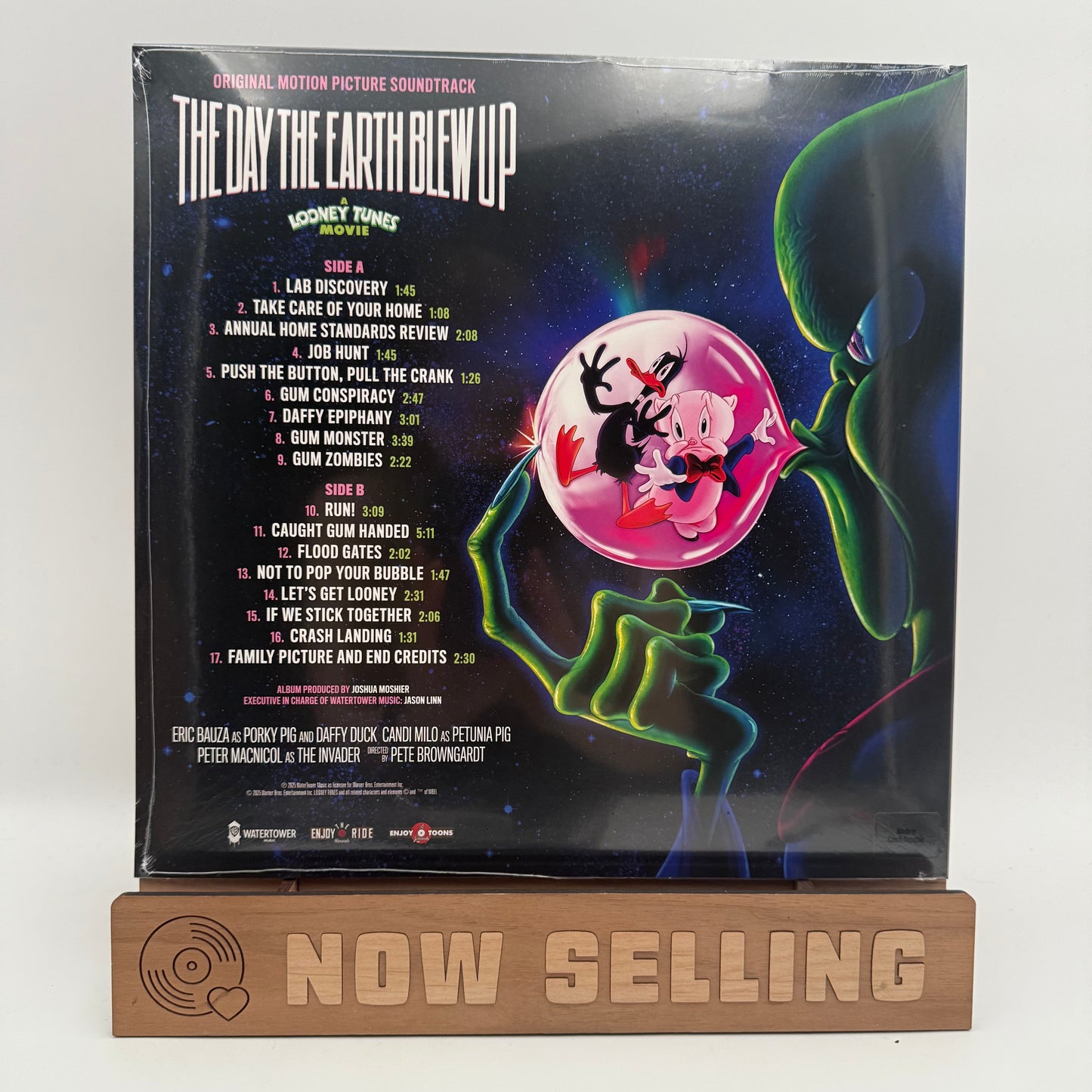 The Day the Earth Blew Up: A Looney Tunes Movie Soundtrack Vinyl LP Pink Splatter SEALED