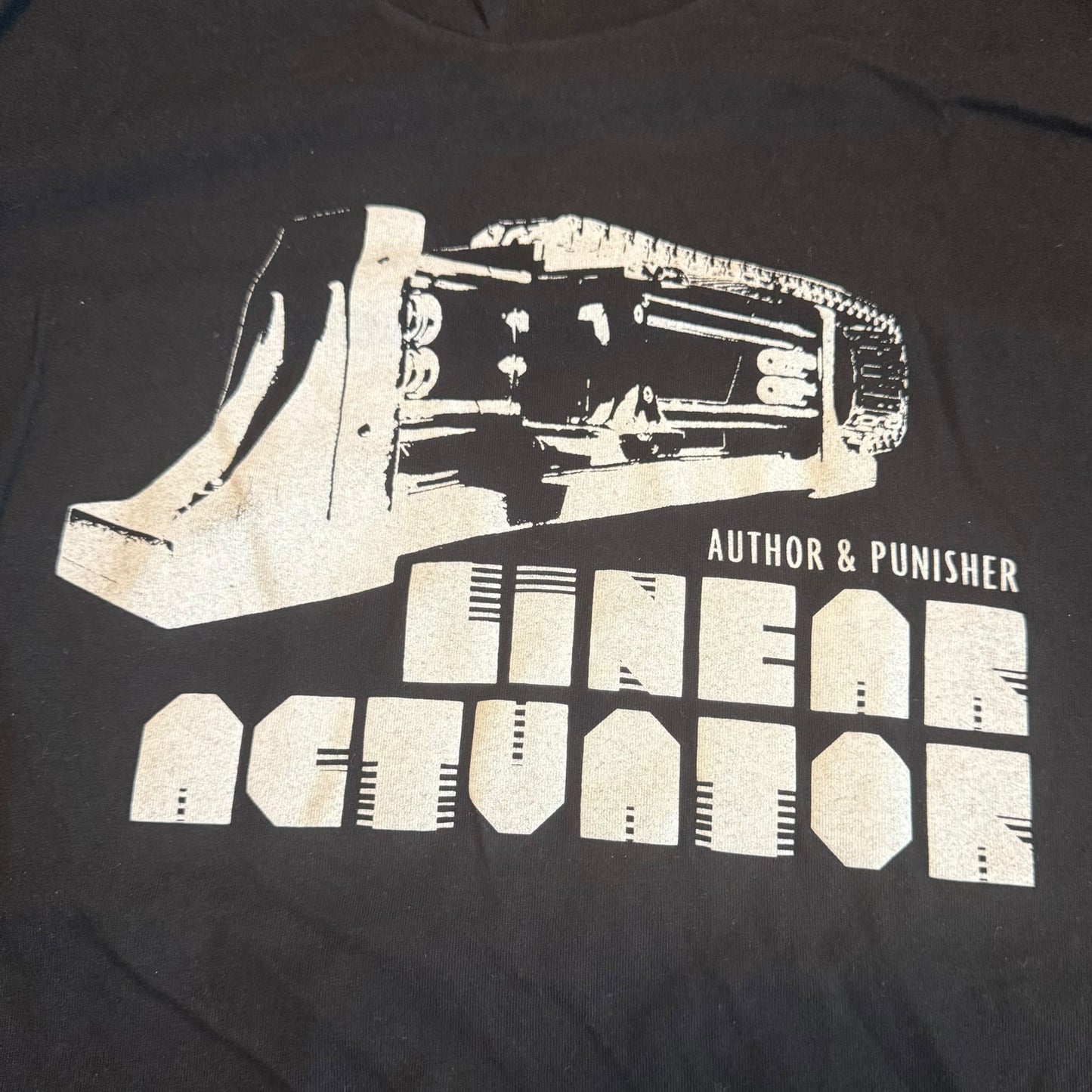 Author & Punisher Band Linear Actuator T-Shirt Size Medium