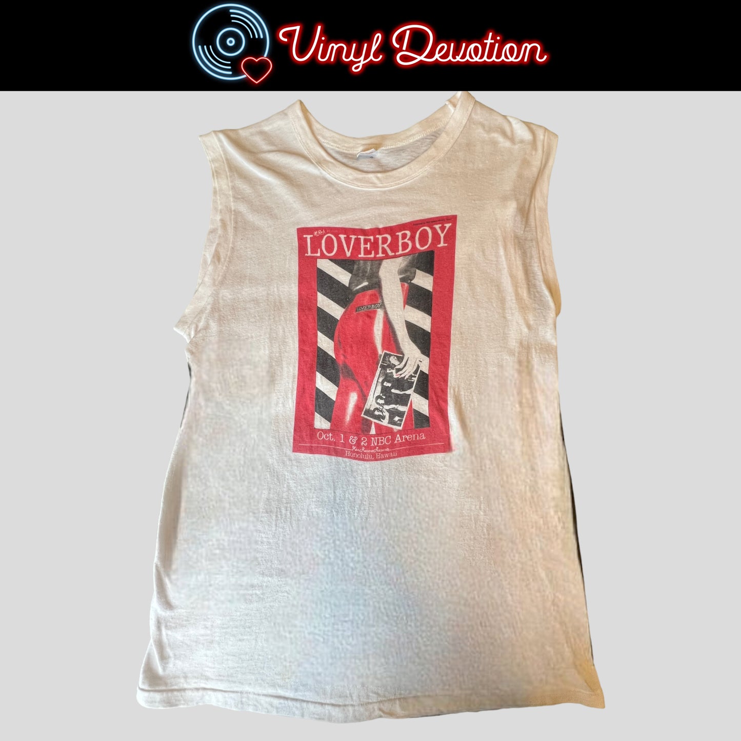 Loverboy - Oct 1st & 2nd Hawaii Band Tank Top T-Shirt Size XL