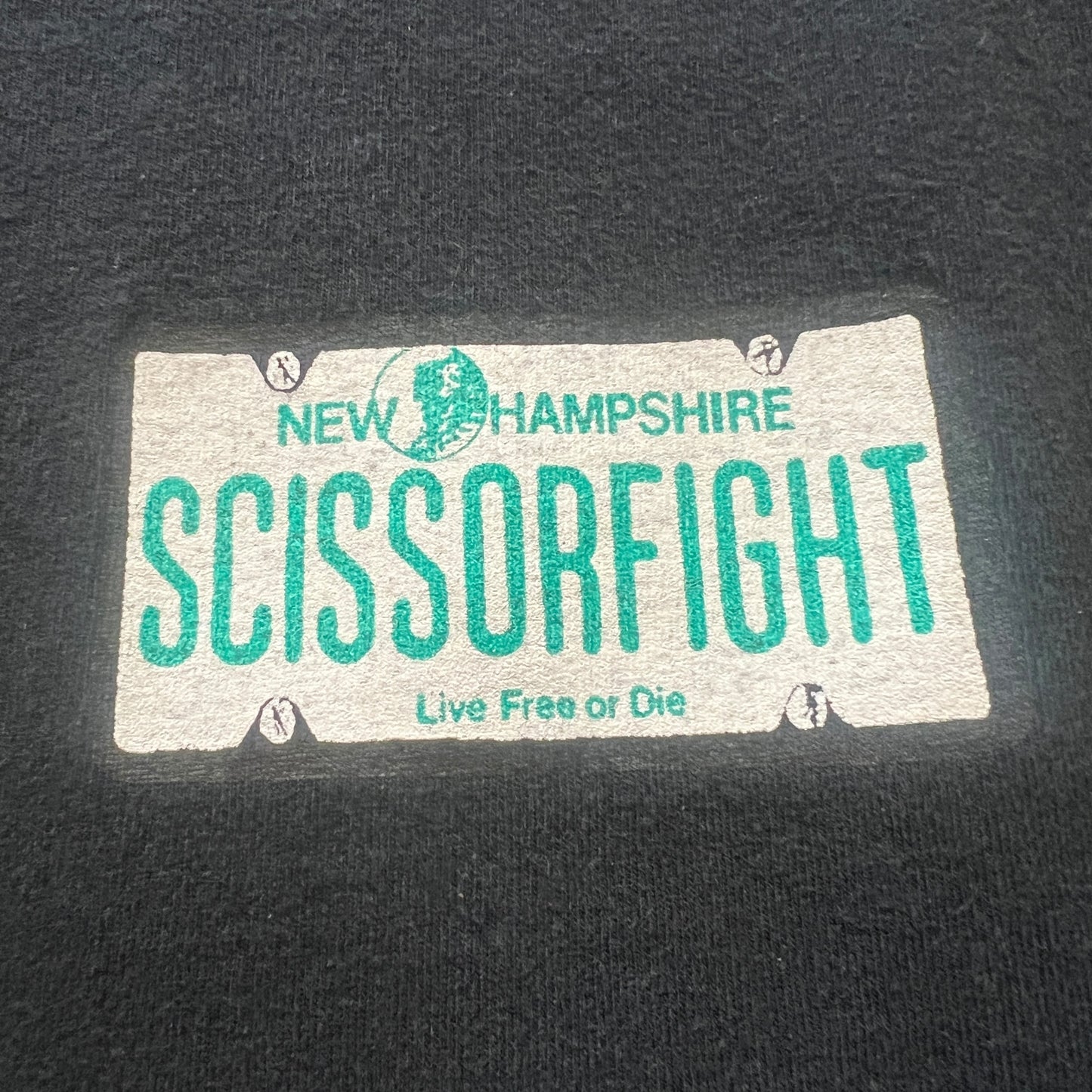 Scissorfight Band New Hampshire Live Free Or Die Long Sleeve T-Shirt Size XL