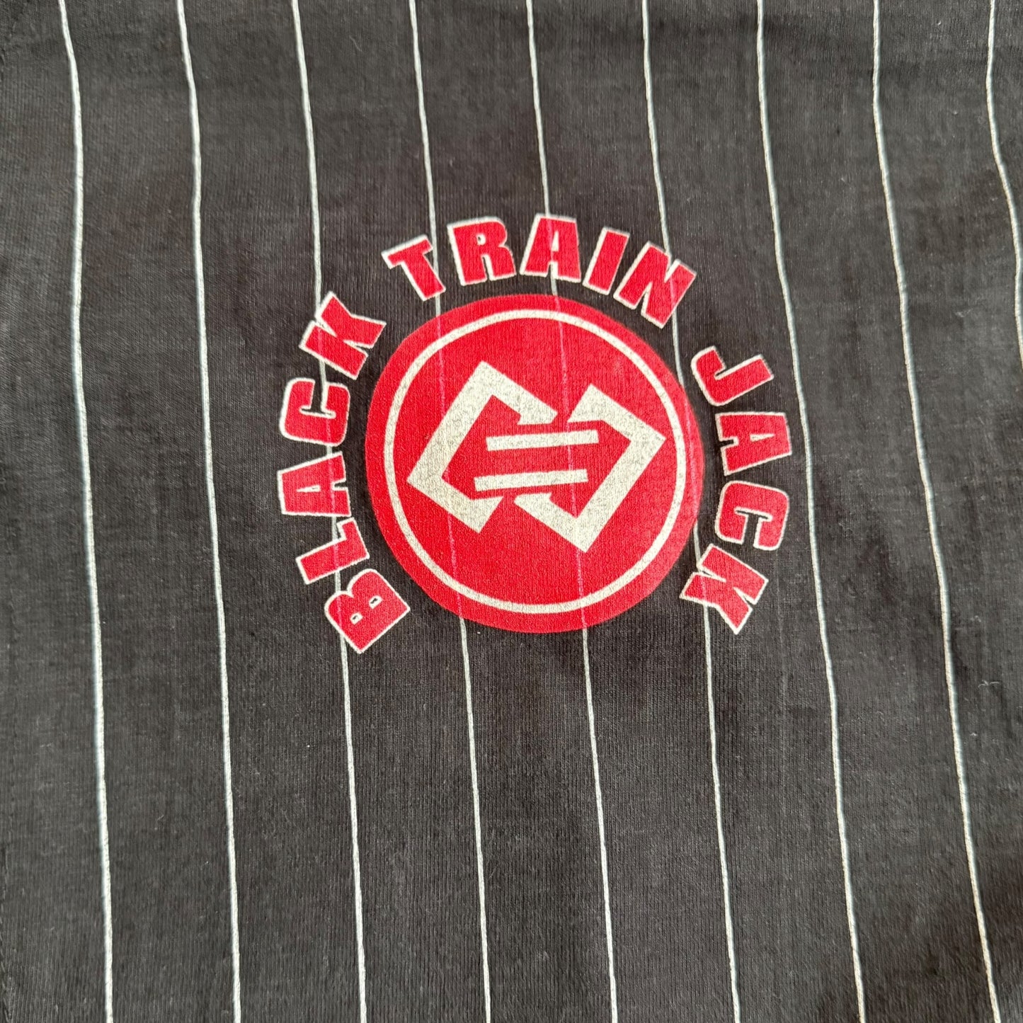 Black Train Jack Band Vintage Baseball Jersey Shirt Size XL NYC Punk