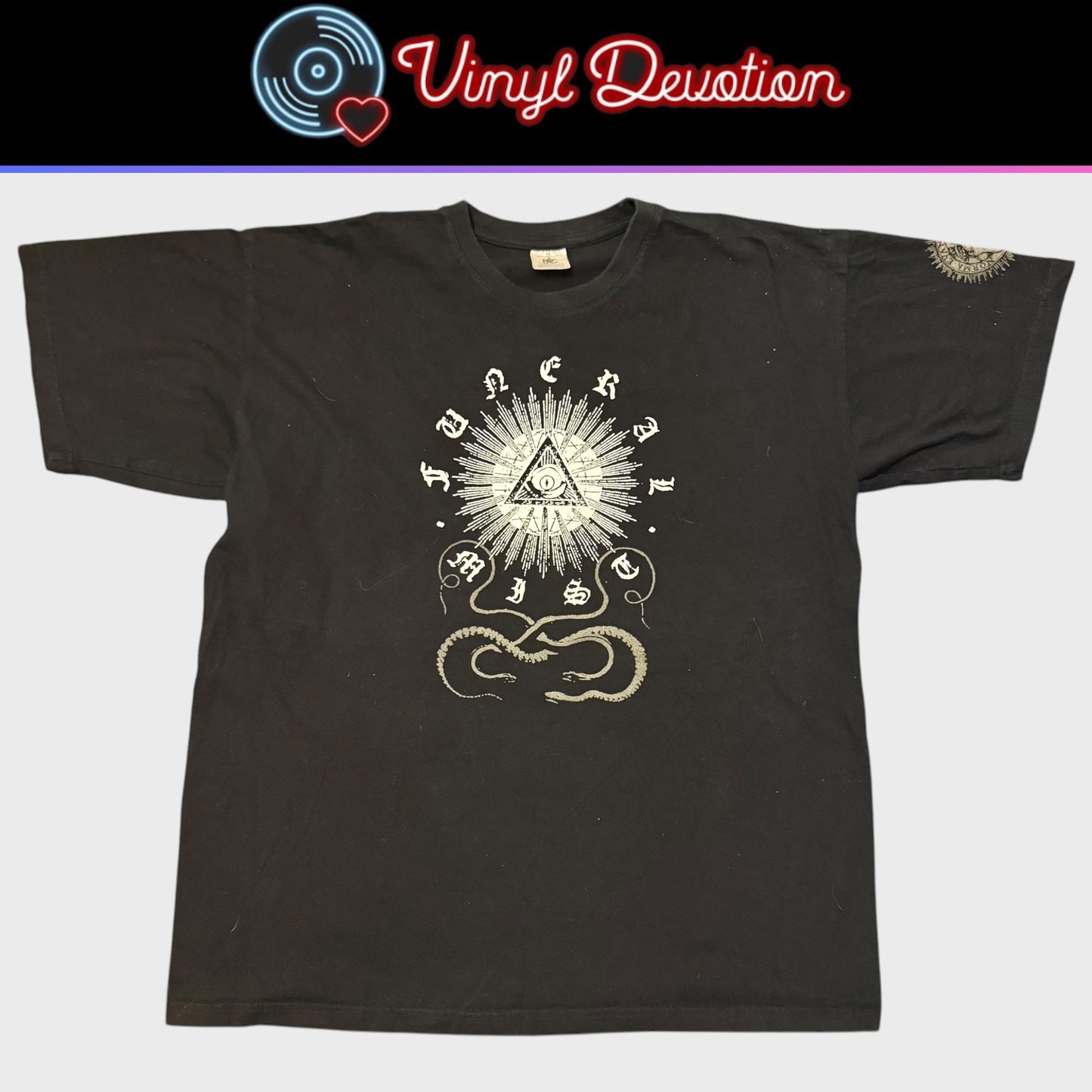 Funeral Mist Band Logo - Norma Evangelium Diaboli T-Shirt Size XL