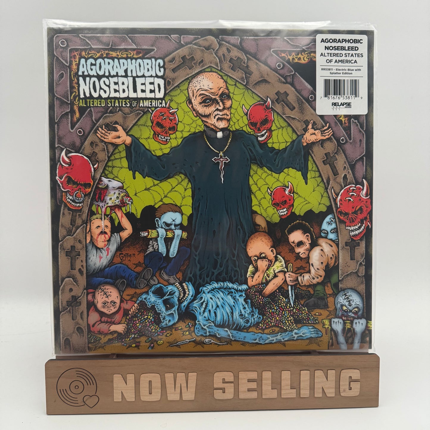 Agoraphobic Nosebleed - Altered States Of America / ANBRX II Delta 9 Vinyl LP Splatter
