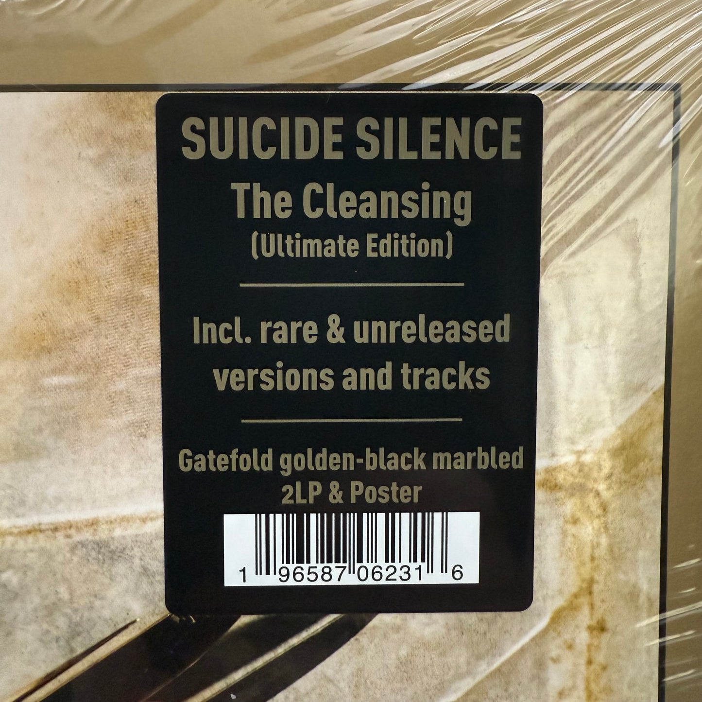 Suicide Silence - The Cleansing Ultimate Edition Vinyl LP Gold & Black Marble SEALED