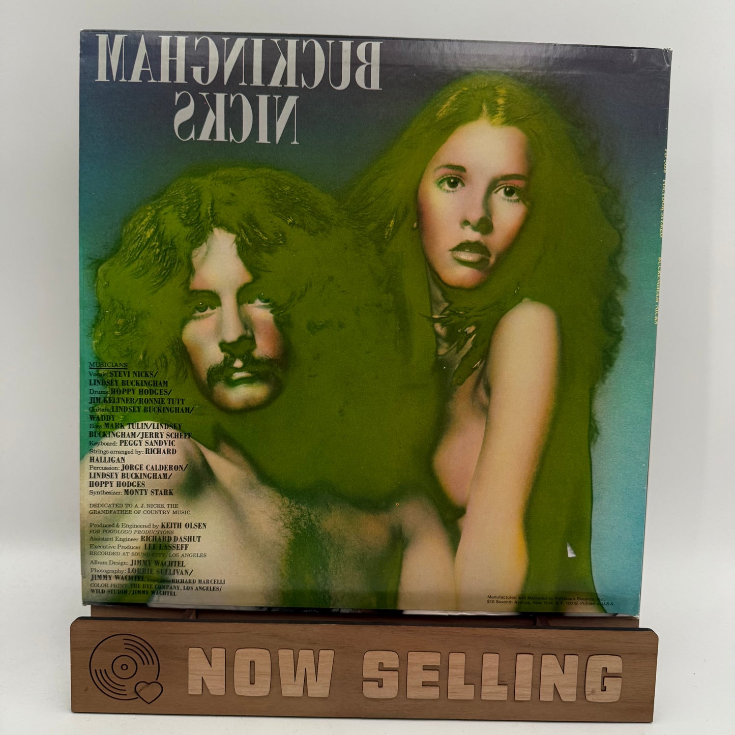 Buckingham Nicks - Buckingham Nicks Self Titled Vinyl LP PRC Press Reissue Fleetwood Mac