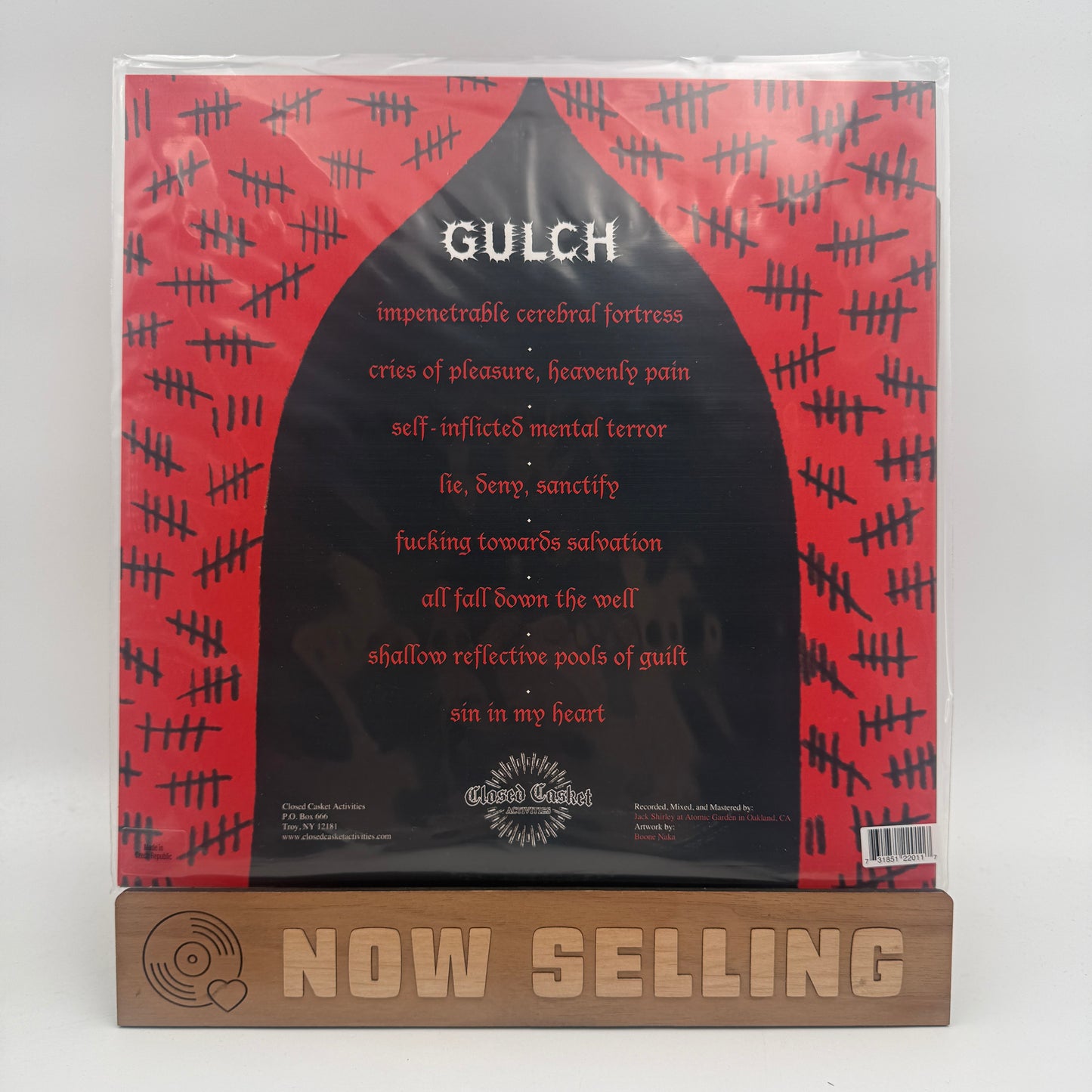 Gulch - Impenetrable Cerebral Fortress Vinyl LP Gold In Black w/ Splatter