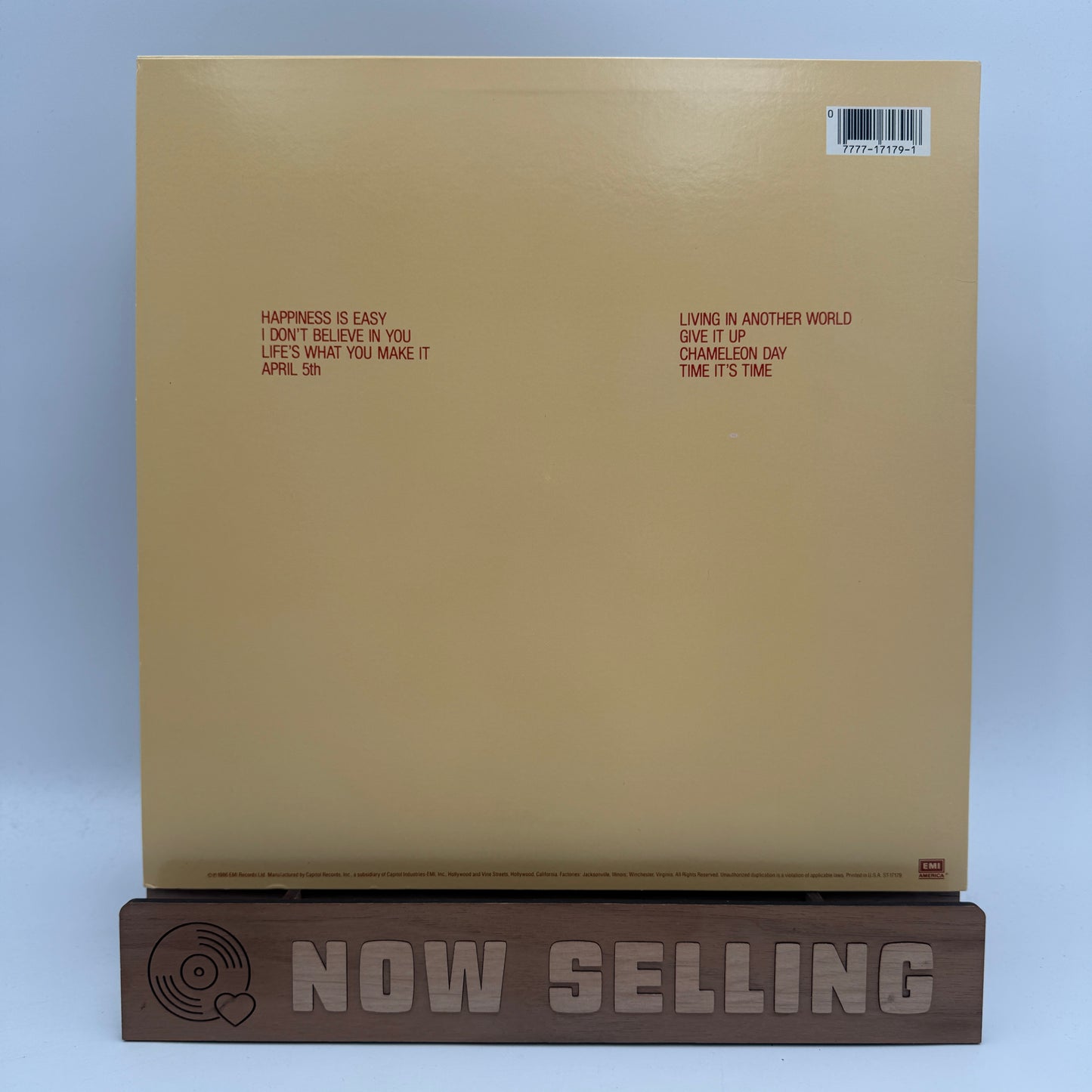 Talk Talk - The Colour Of Spring Vinyl LP Original 1st Press Allied Pressing