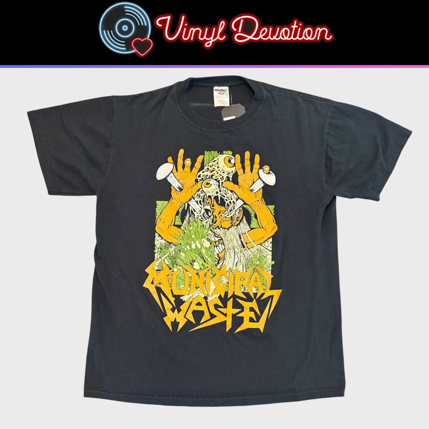 Municipal Waste Band The Thrashin Of The Chirst Vintage T-Shirt Size M