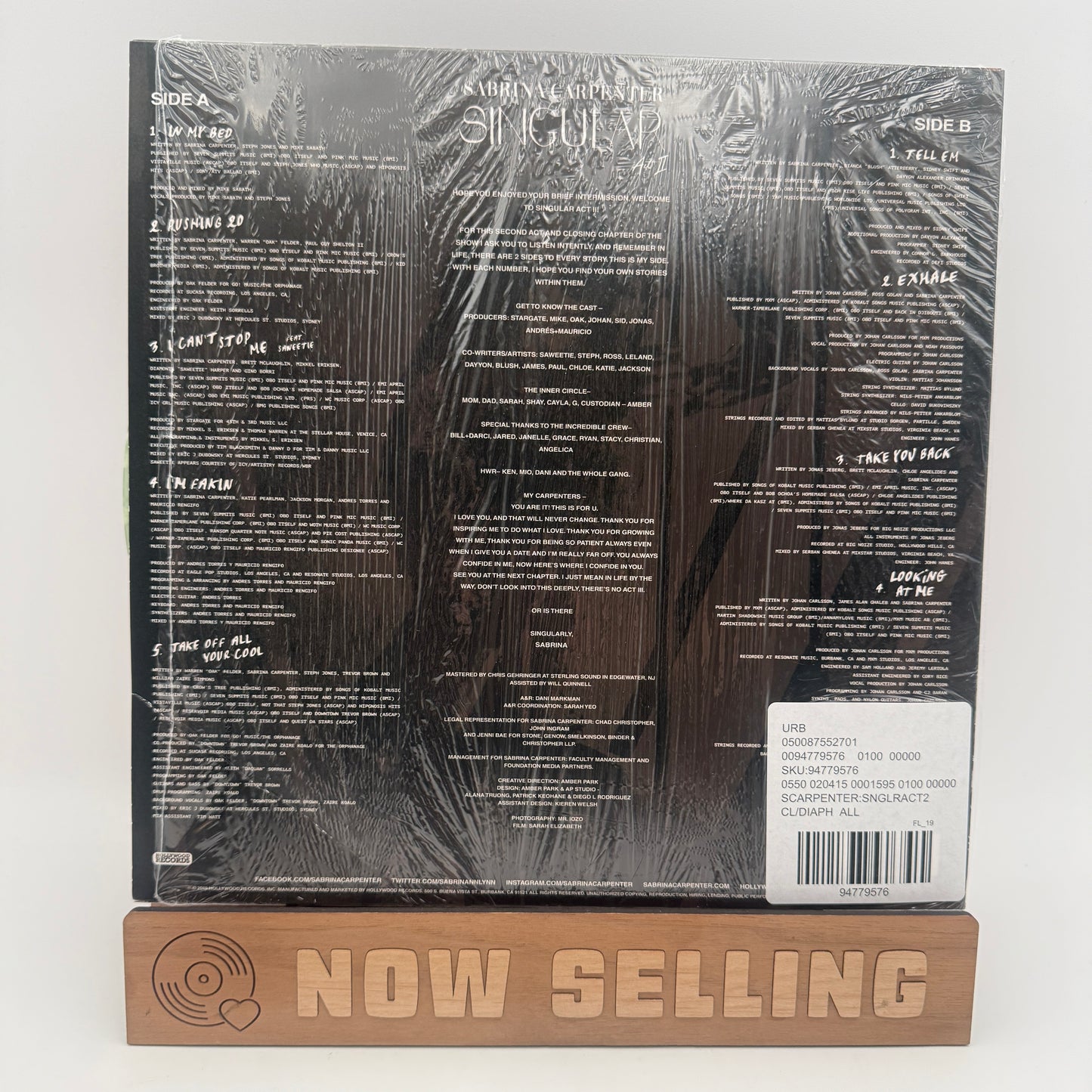 Sabrina Carpenter - Singular Act II Vinyl LP Green w/ White Splatter