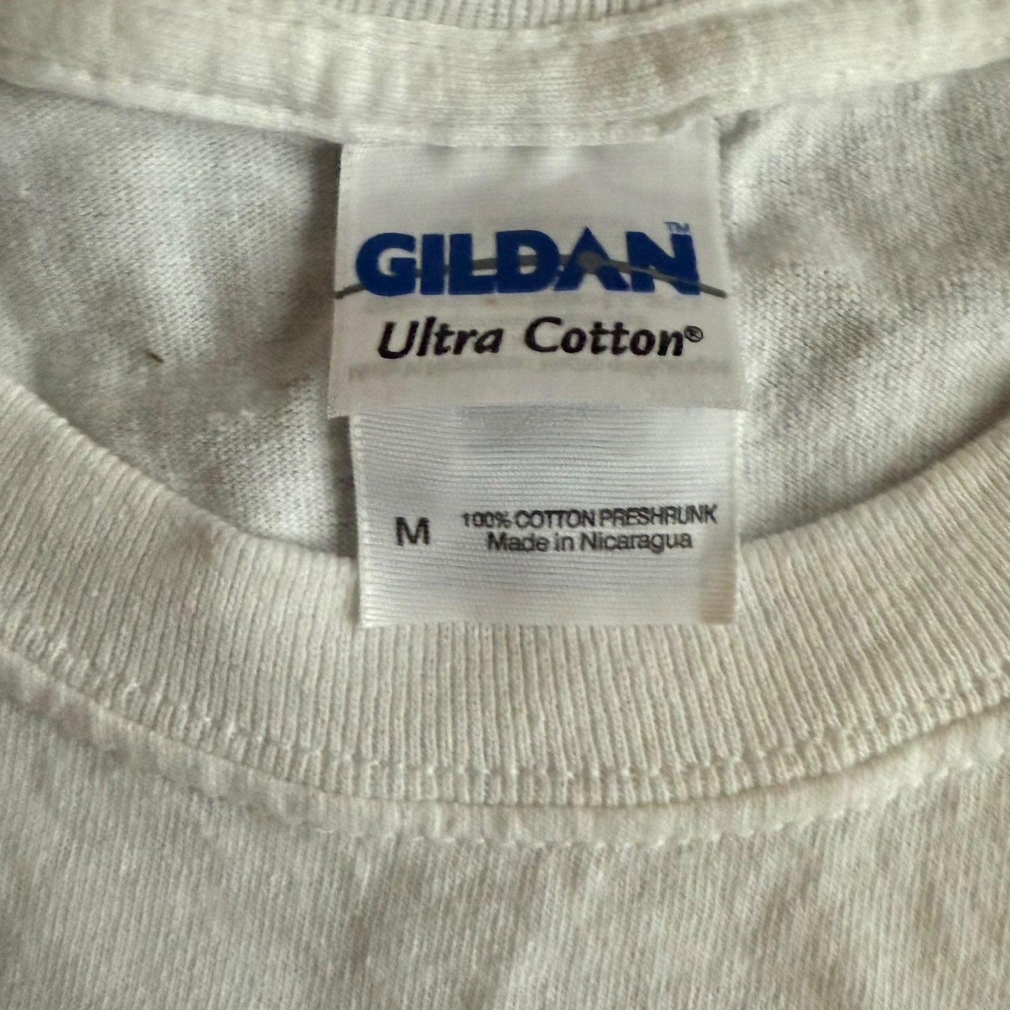 Fucked Up Band Couple Tracks White T-Shirt Size M