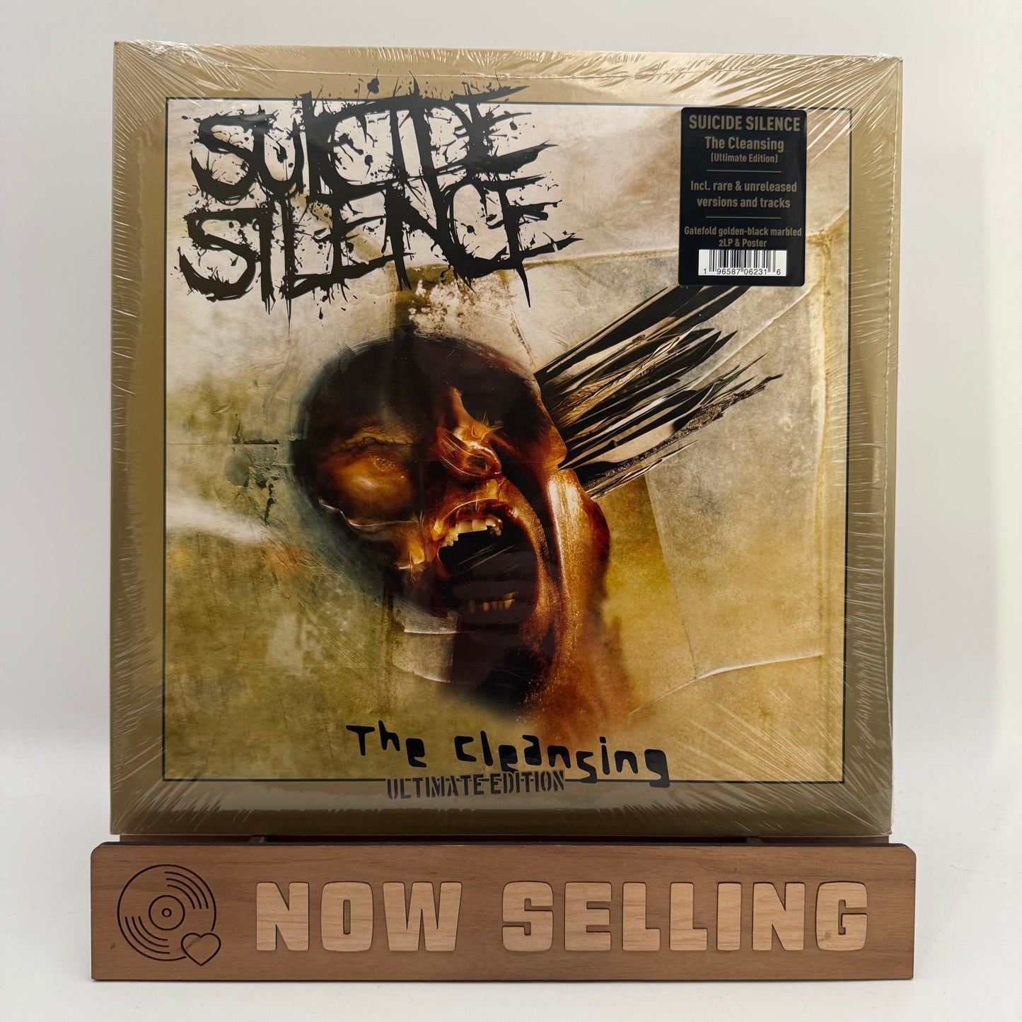 Suicide Silence - The Cleansing Ultimate Edition Vinyl LP Gold & Black Marble SEALED