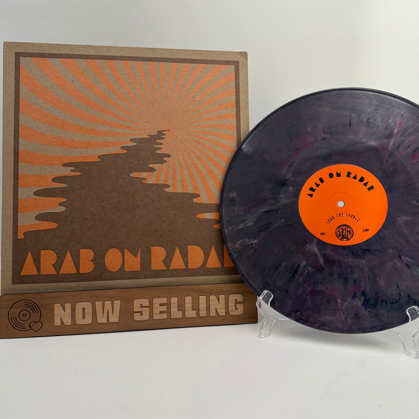 Arab On Radar - Soak The Saddle Vinyl LP Reissue Purple Marble Doomsday Student