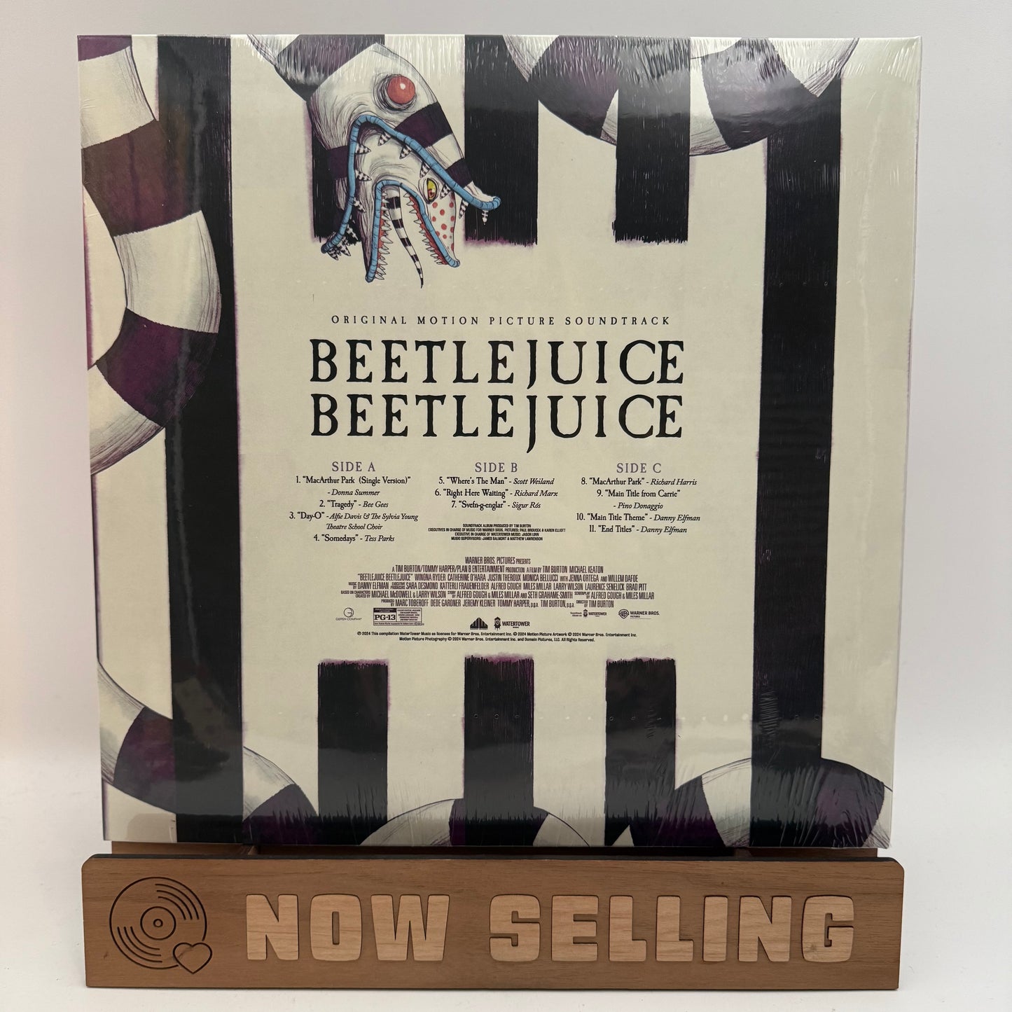 Beetlejuice Beetlejuice Soundtrack Vinyl LP Purple White Smoke & Green SEALED LITA