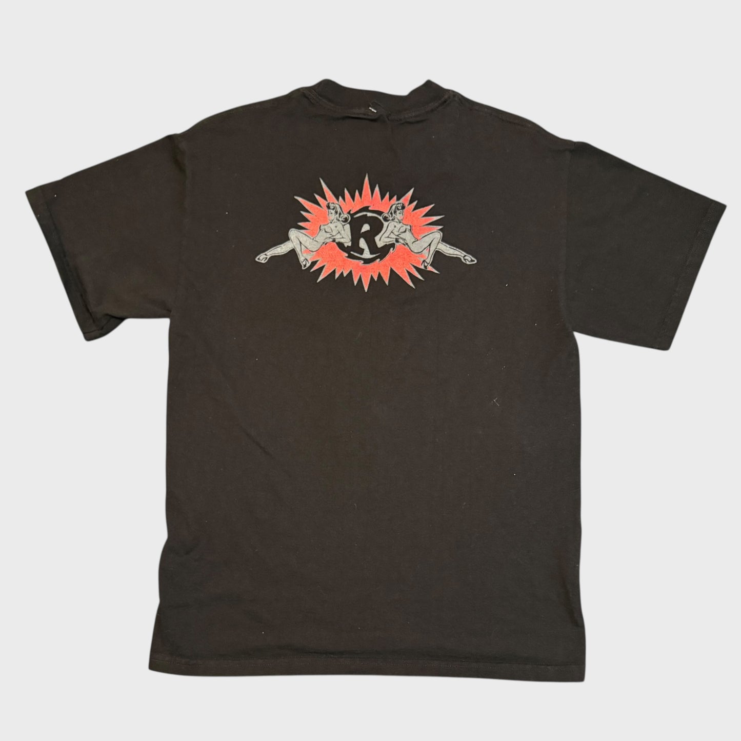 Roadsaw Band Rawk N' Roll Vintage T-Shirt Size M No Tag Slapshot Nebula Scissorfight