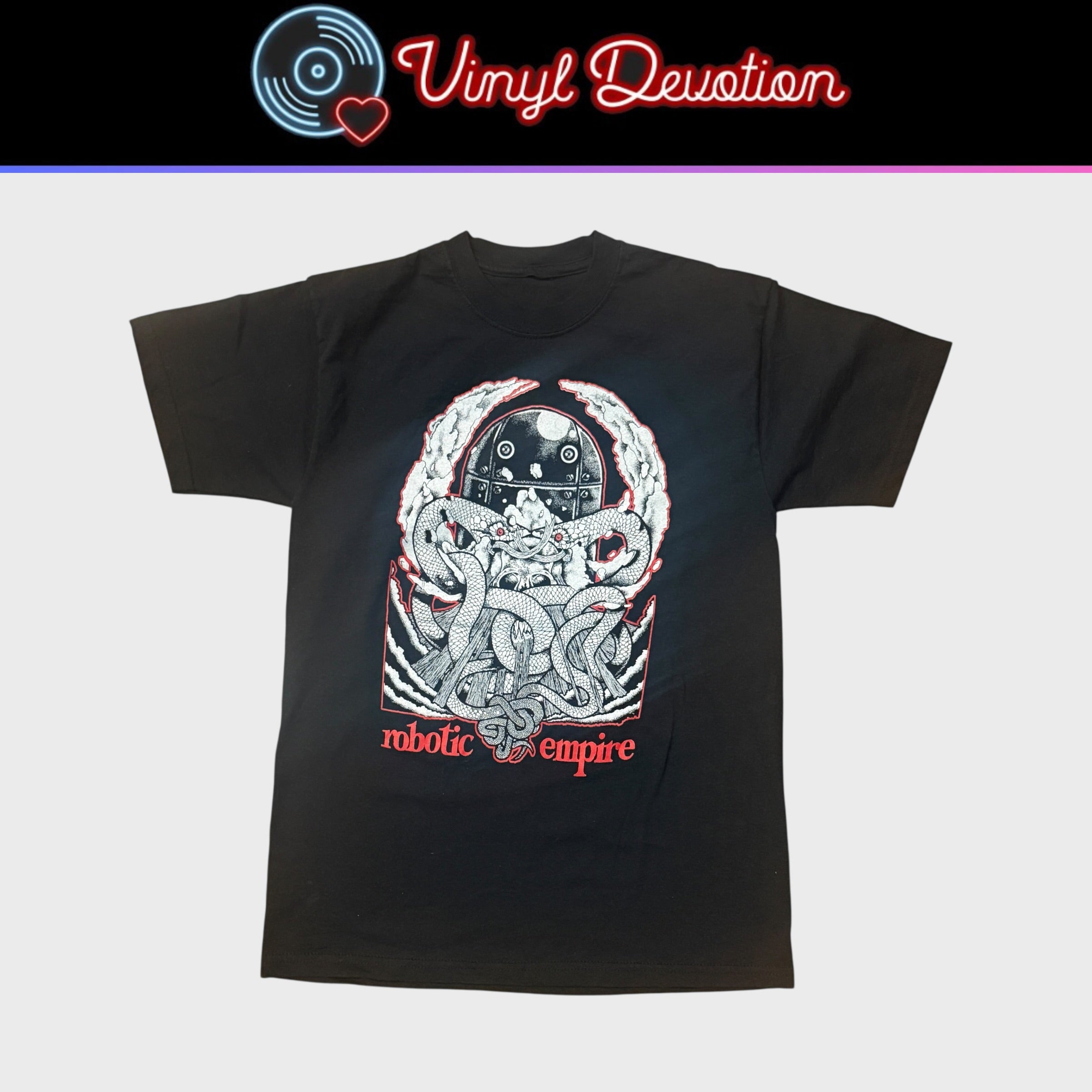 Robotic Empire Record Label Vintage T-Shirt Size M Hydra Head