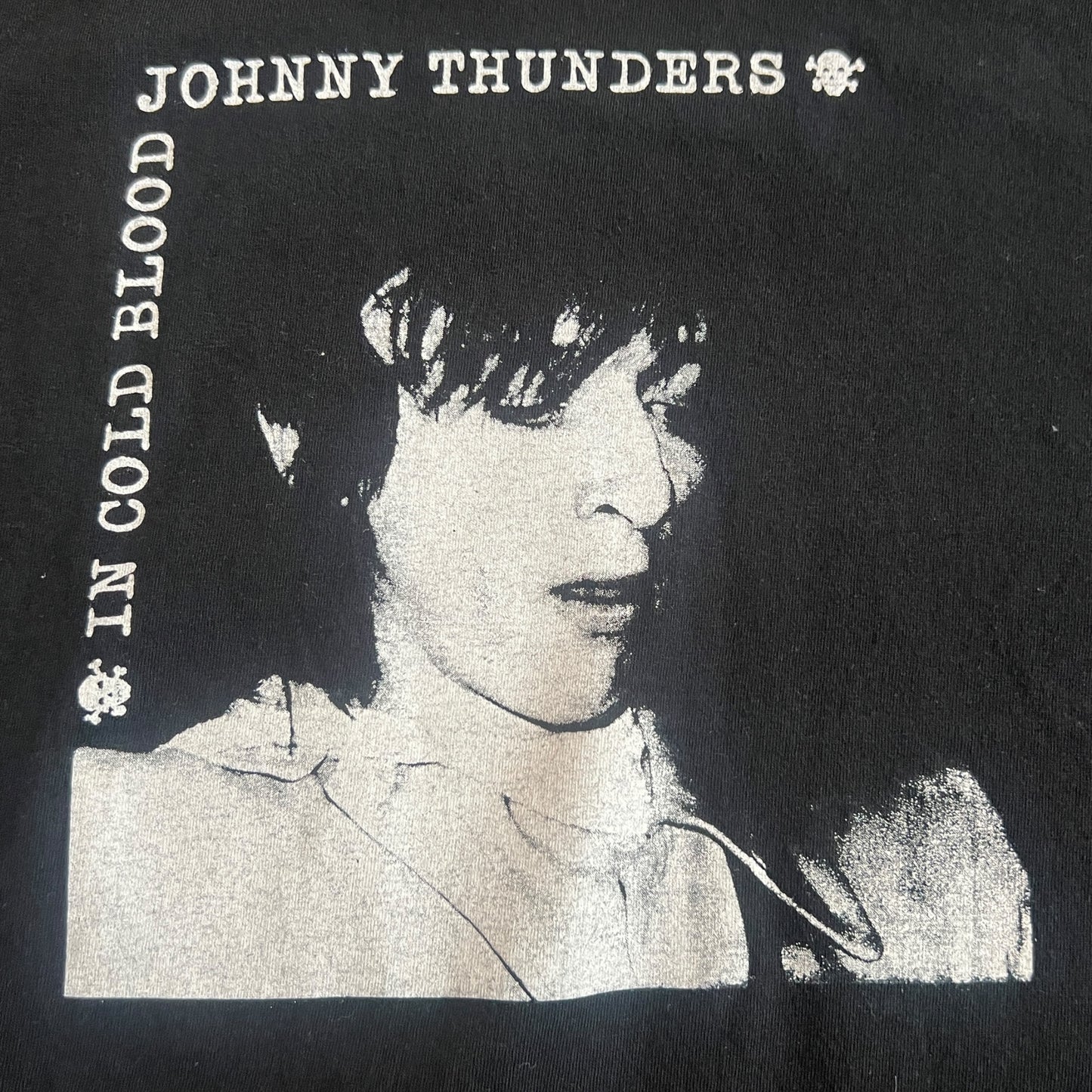 Johnny Thunders In Cold Blood Vintage T-Shirt Size L New York Dolls Band