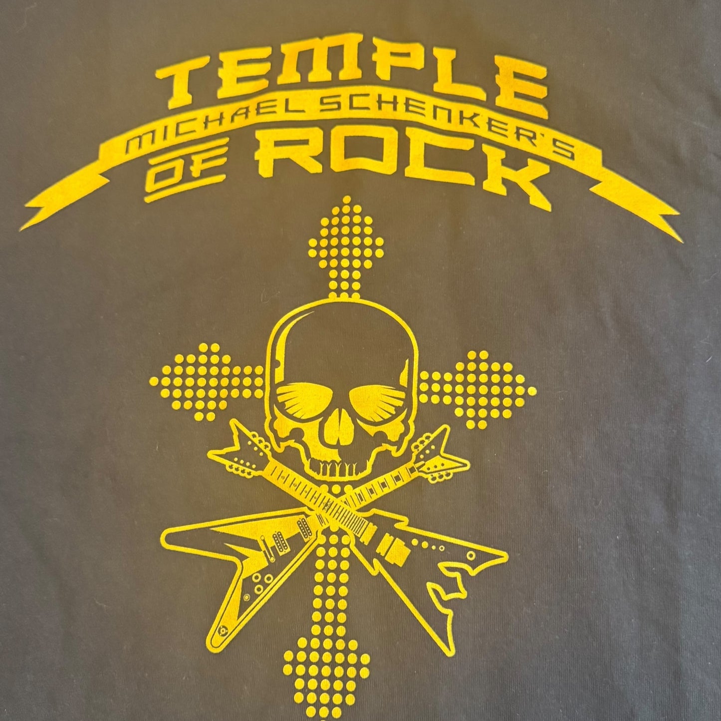 Michael Schenkers Temple Of Rock Band Spirit On A Mission 2015 Tour T-Shirt Size L
