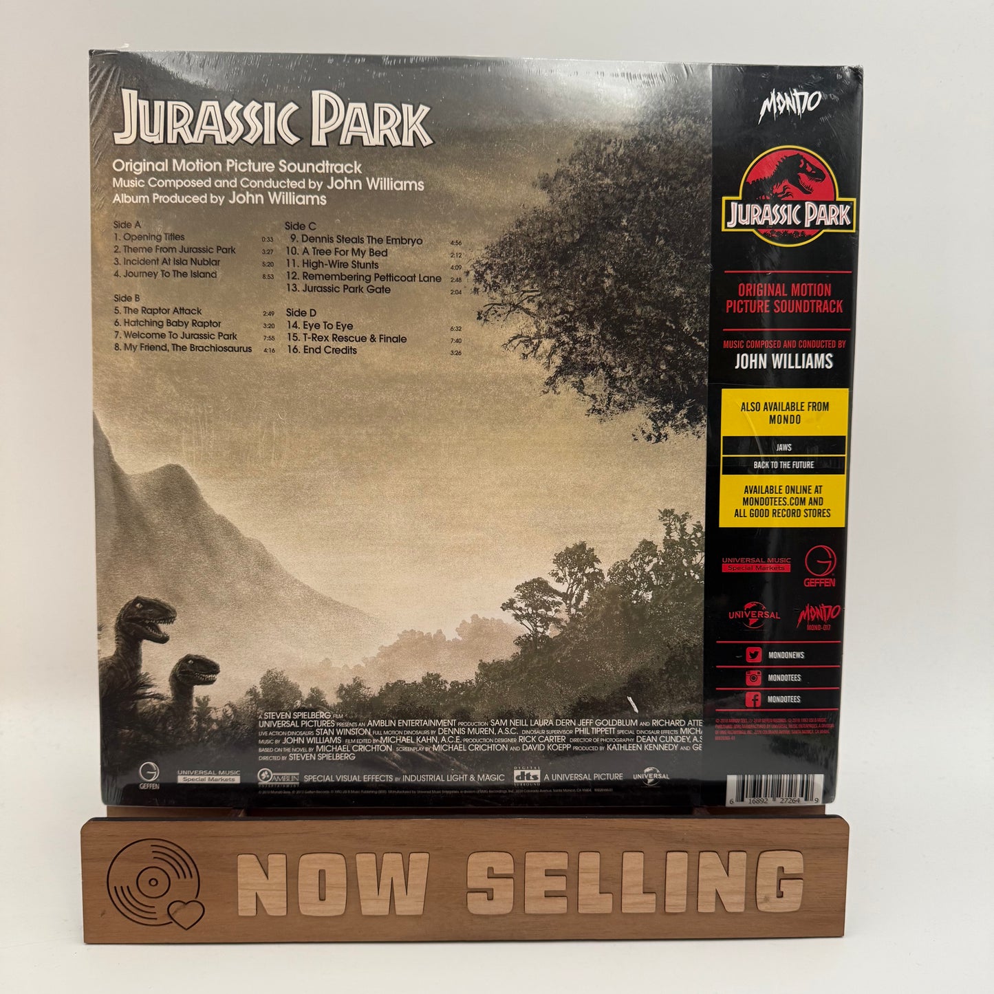 Jurassic Park Soundtrack Vinyl LP Splatter or Green 2018 Press SEALED John Williams