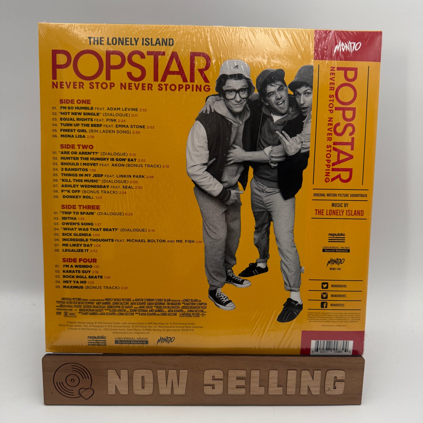 Lonely Island: Popstar Never Stop Never Stopping Soundtrack Vinyl LP Style Boyz SEALED