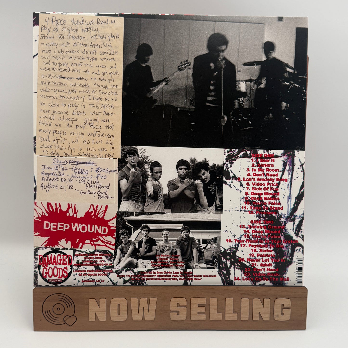 Deep Wound - Deep Would Self Titled Vinyl LP Compilation Reissue