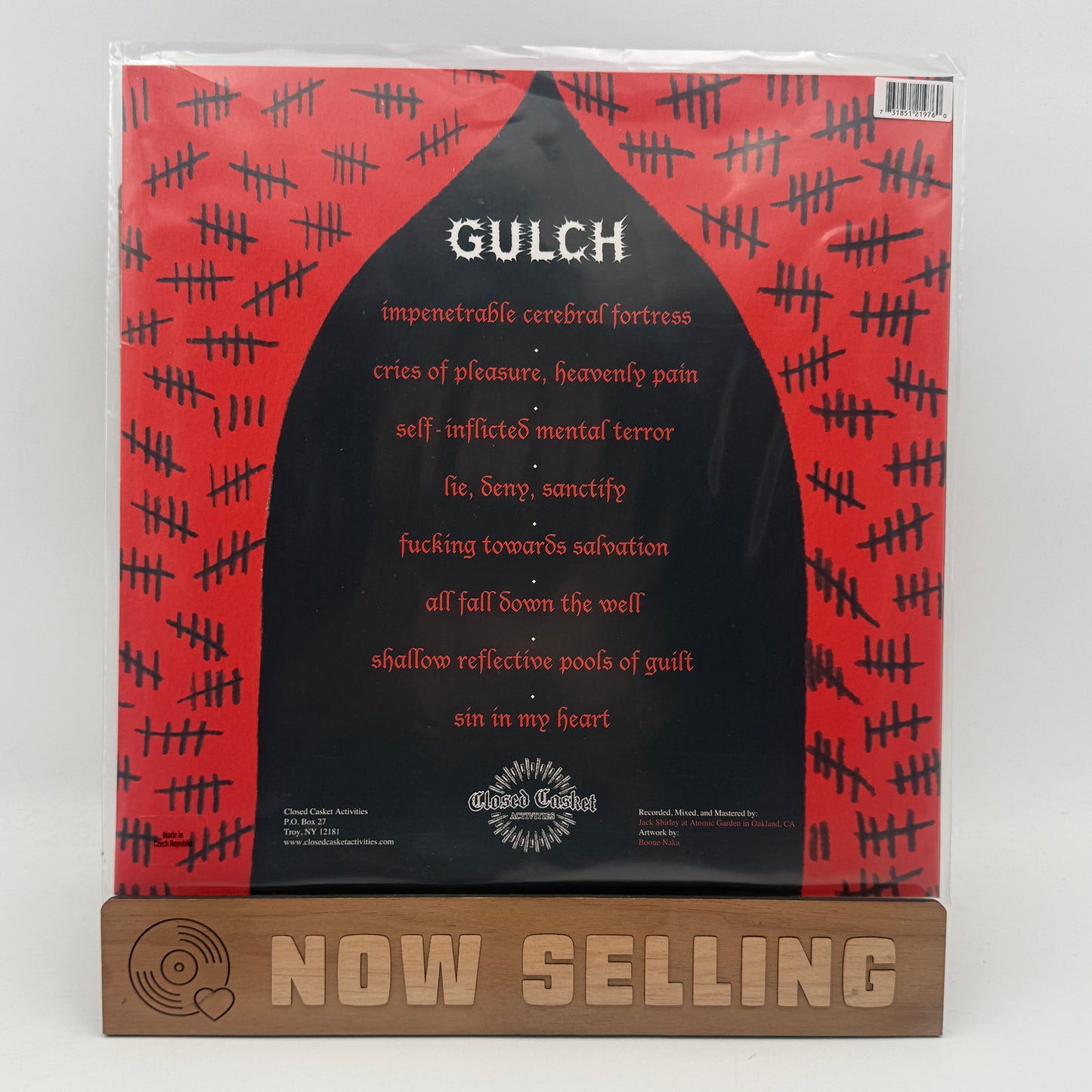 Gulch - Impenetrable Cerebral Fortress Vinyl LP Orange Black Multicolor Splatter
