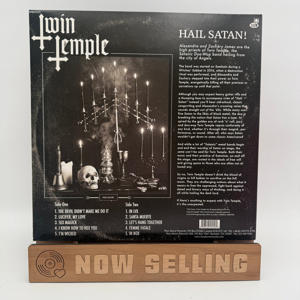 Twin Temple - Bring You Their Signature Sound Vinyl LP Violet Sparkle SIGNED