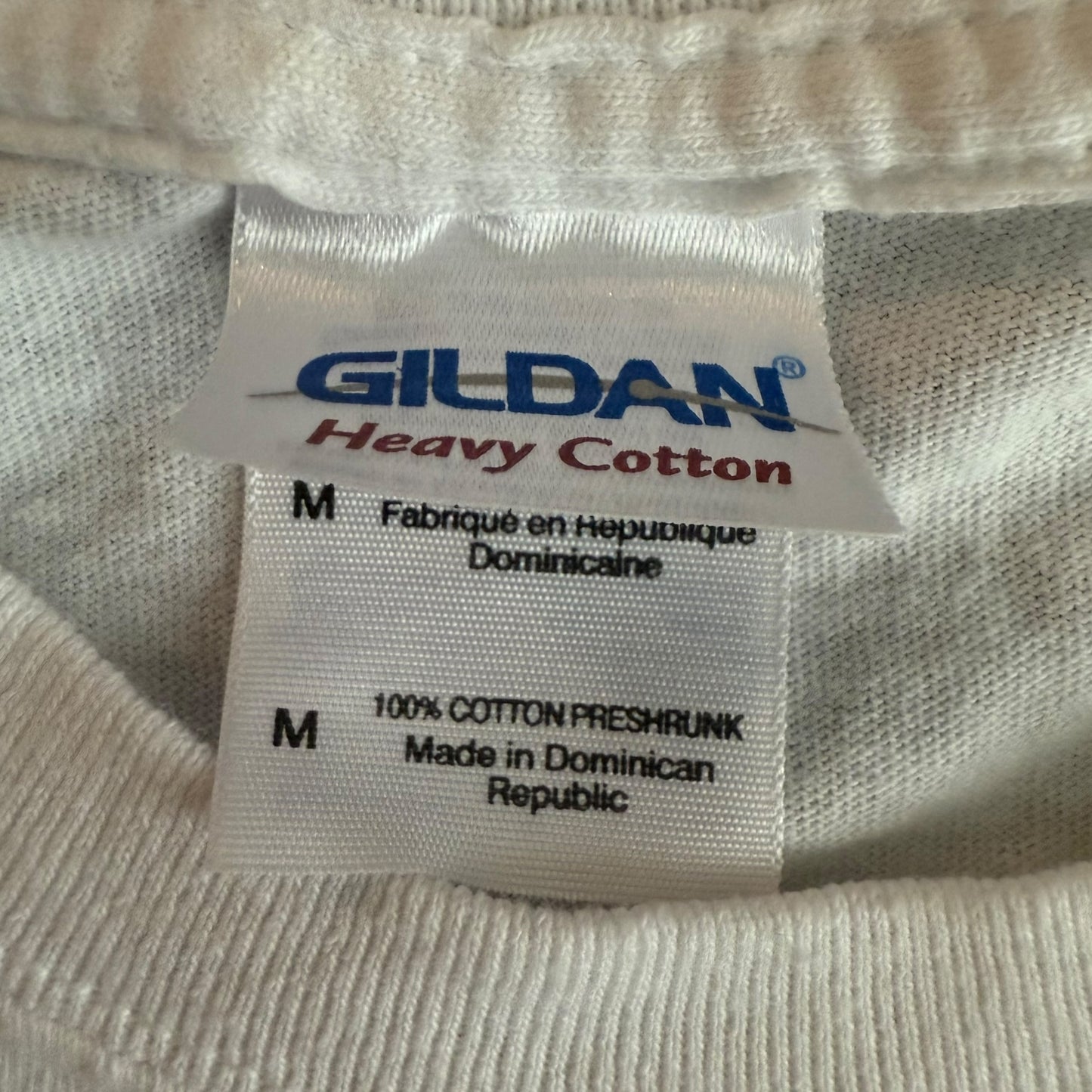 Scholastic Deth Band Shackle Me Not White T-Shirt Size M