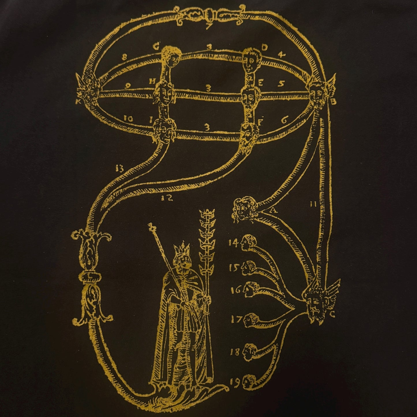 Lightning Swords Of Death Band T-Shirt Size L Cryptic Slaughter Expulsion Dr. Know The Cauterized