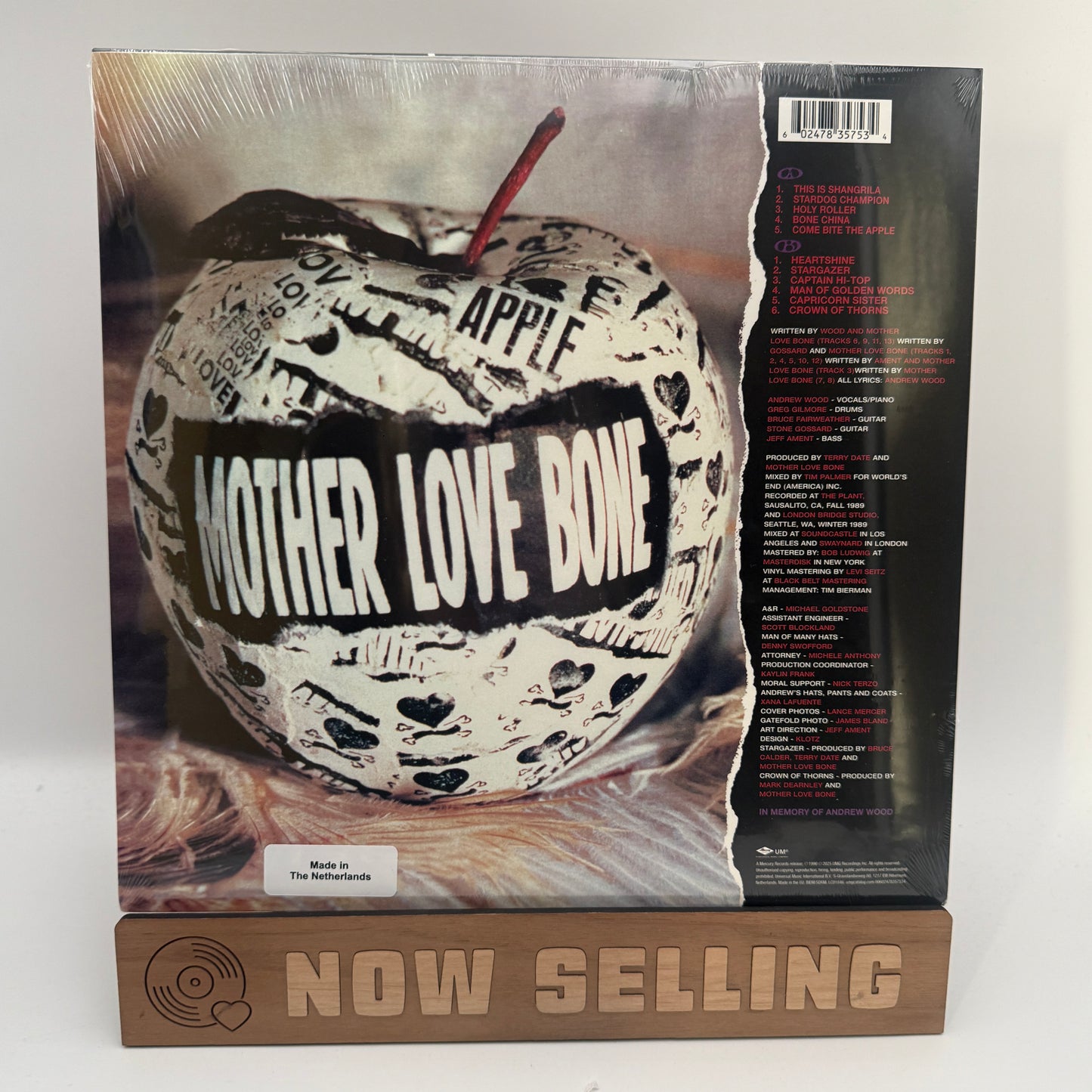 Mother Love Bone - Apple Vinyl LP Opaque Red Alert SEALED Pearl Jam Ten Club Edition