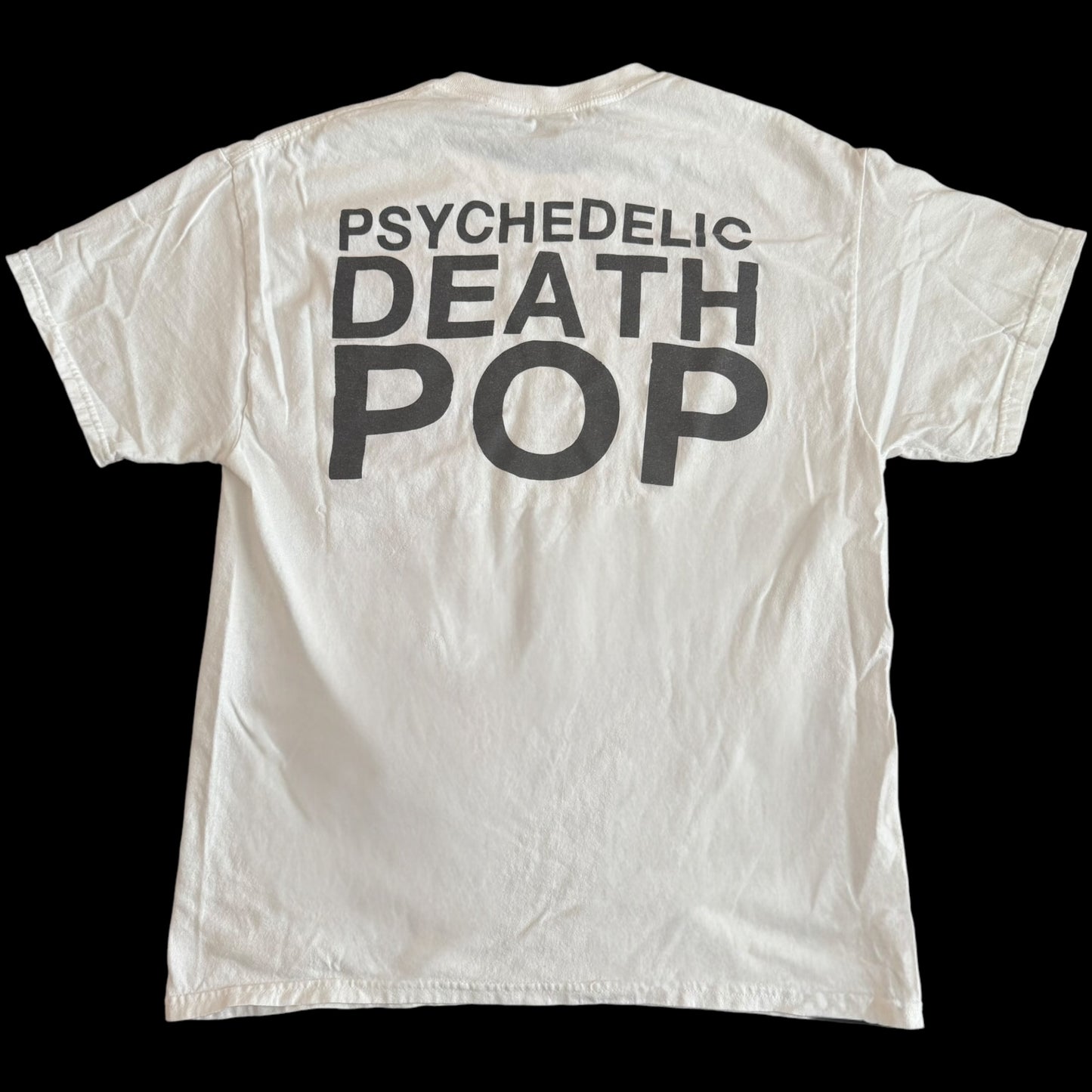 Kent State Band Pyschedlic Death Pop White T-Shirt Size L Fireburn Catholic Spit Dummy