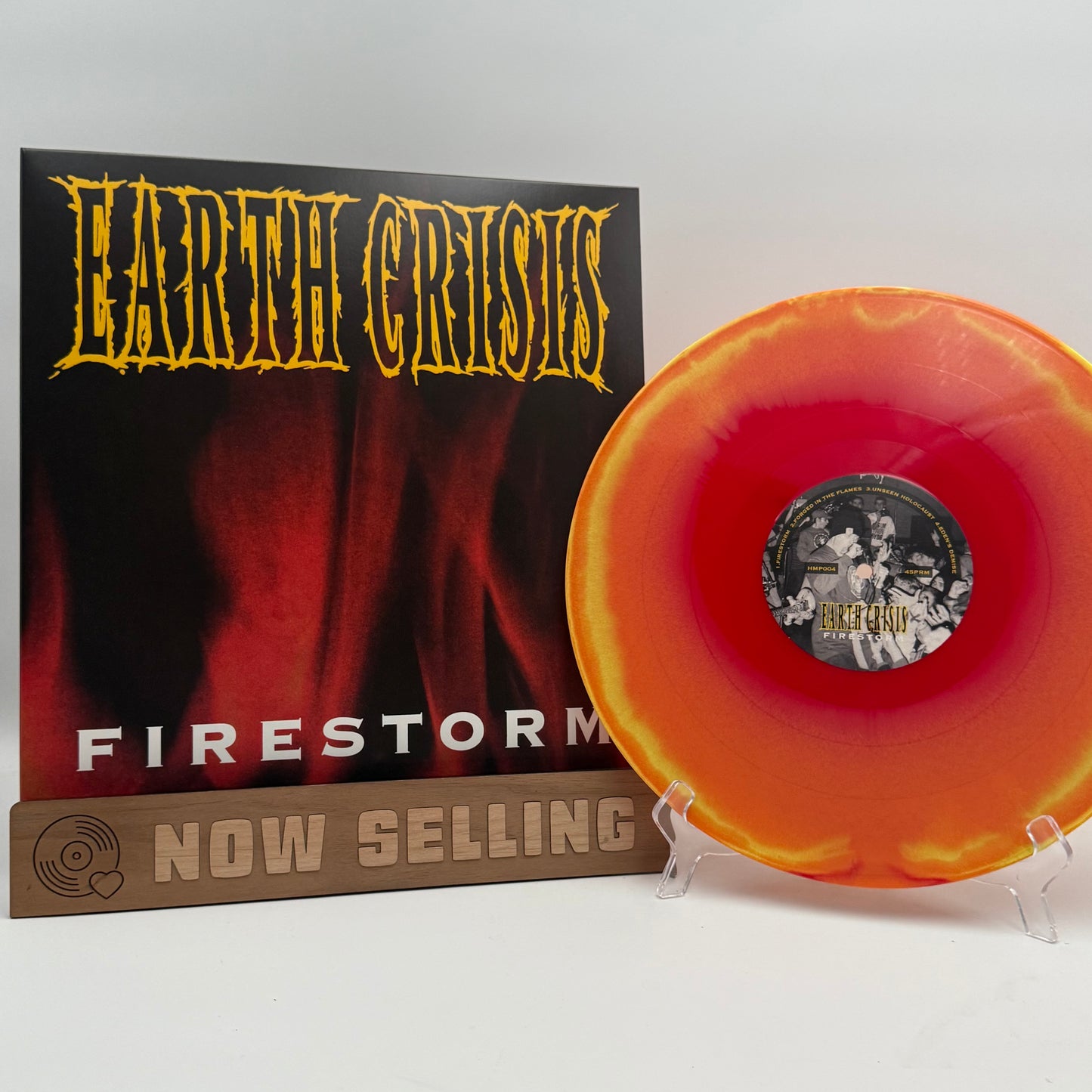 Earth Crisis - Firestorm Vinyl EP Fire Red Orange Yellow Merge