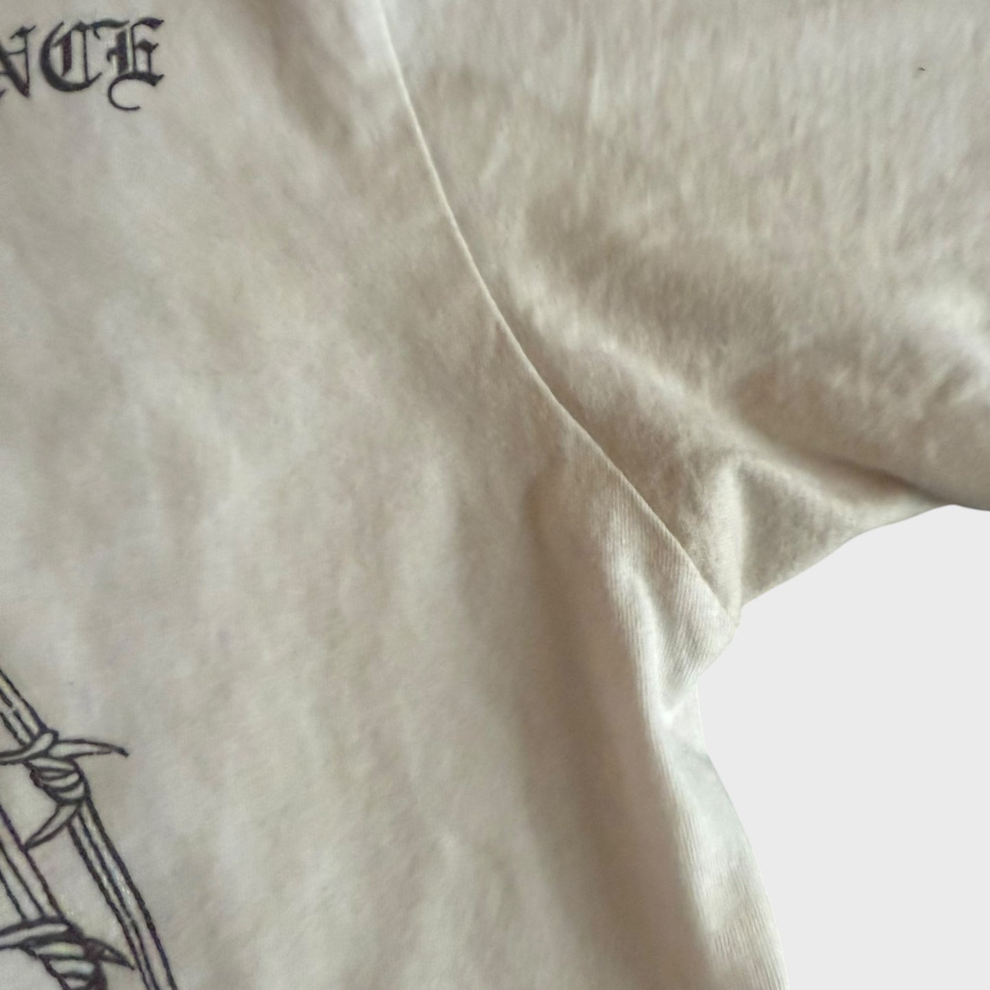 Our Place Of Worship Is Silence Band Lawlessness Will Abound White T-Shirt Size M