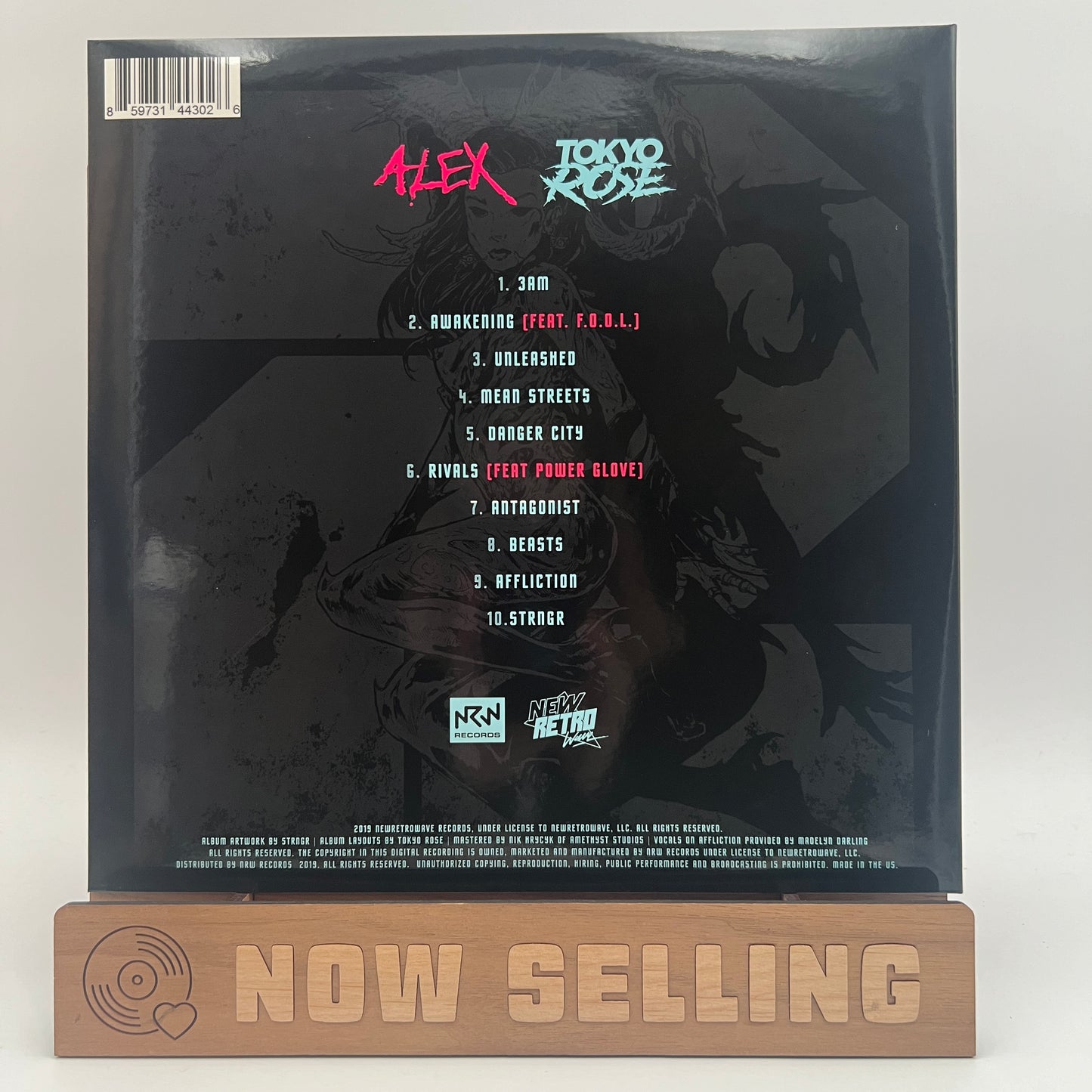 ALEX + Tokyo Rose - Akuma II Vinyl LP Red w/ Black Splatter Version 1