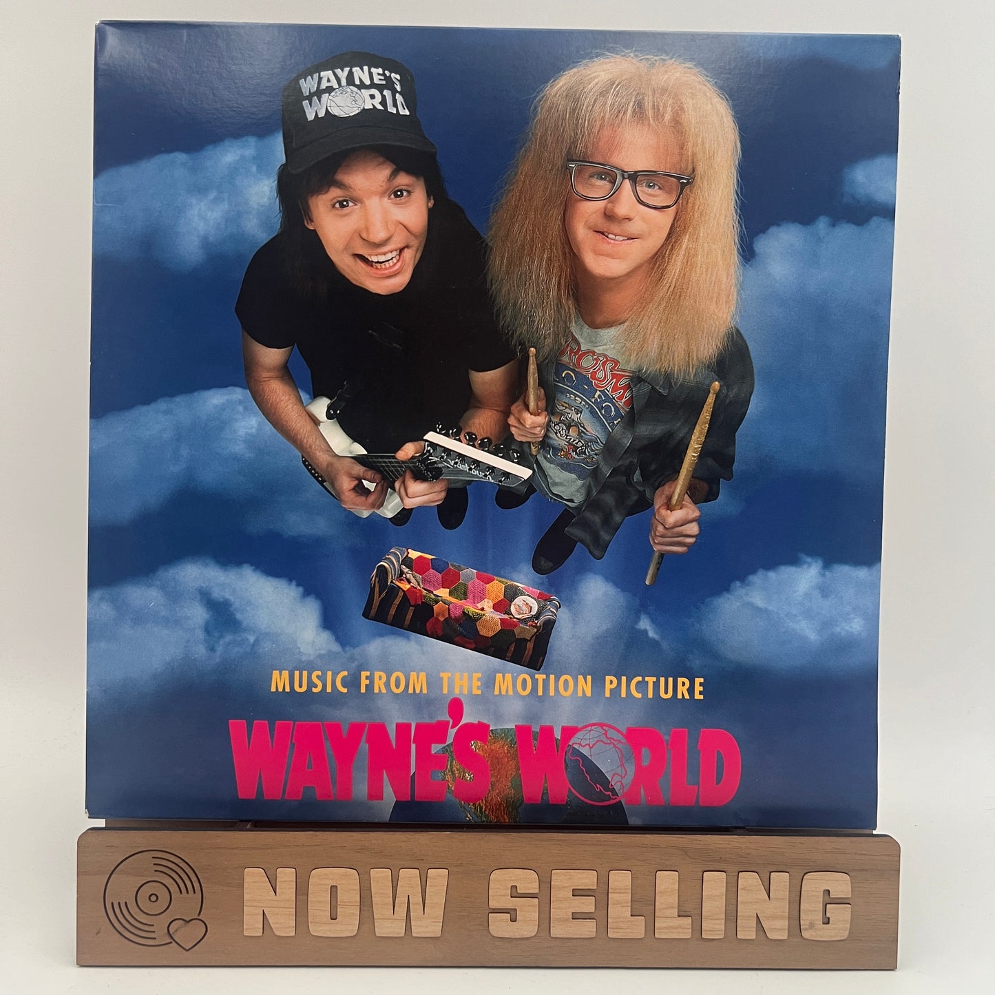Wayne's World Soundtrack Vinyl LP Pink / Blue Marbled