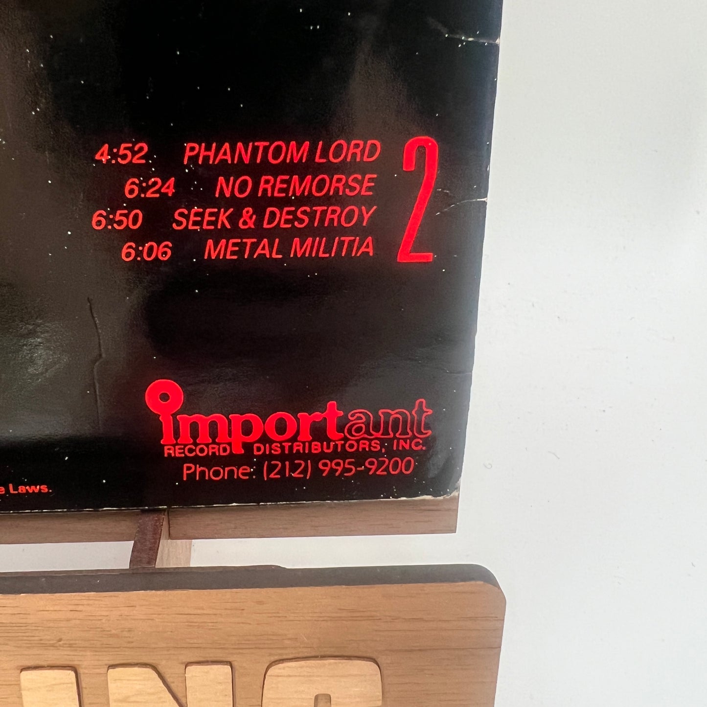 Metallica - Kill 'Em All Vinyl LP Original 1st Press Megaforce.