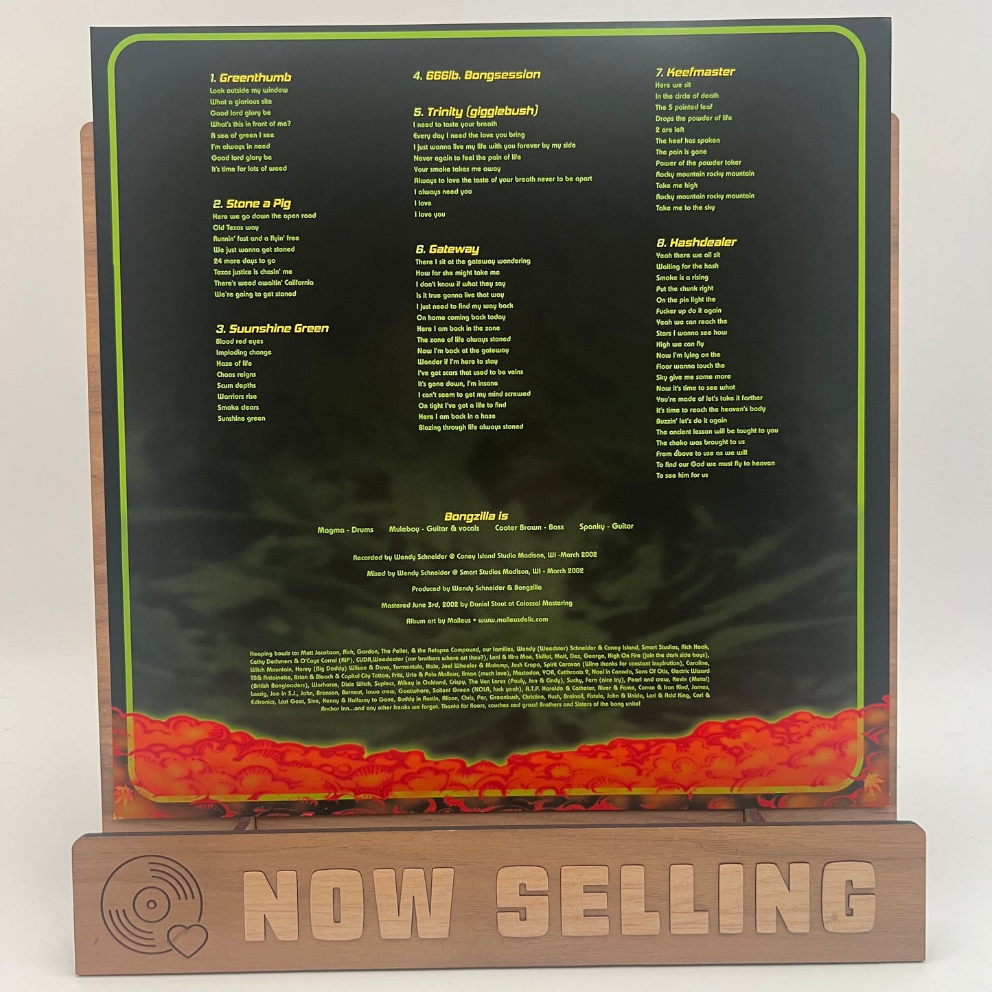 Bongzilla - Gateway Vinyl LP Reissue Clear
