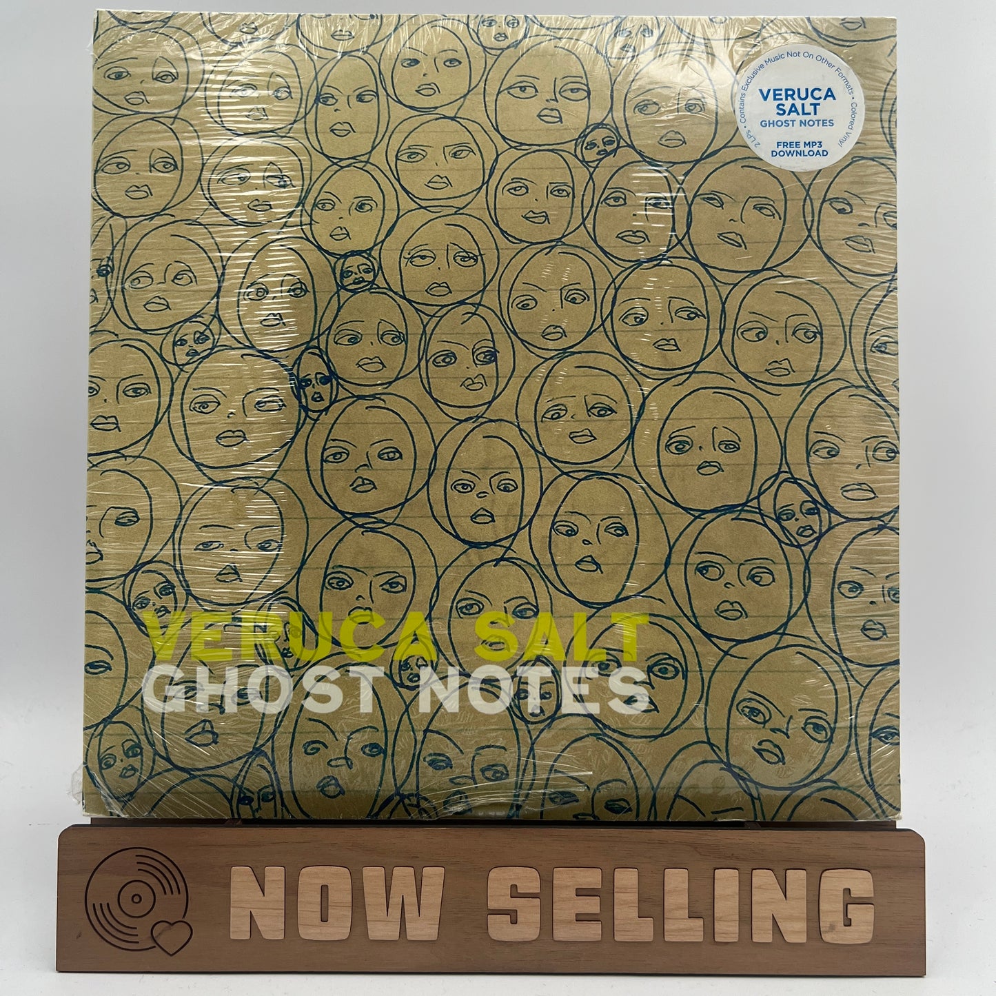 Veruca Salt - Ghost Notes Vinyl LP Green Marbled / White SEALED.