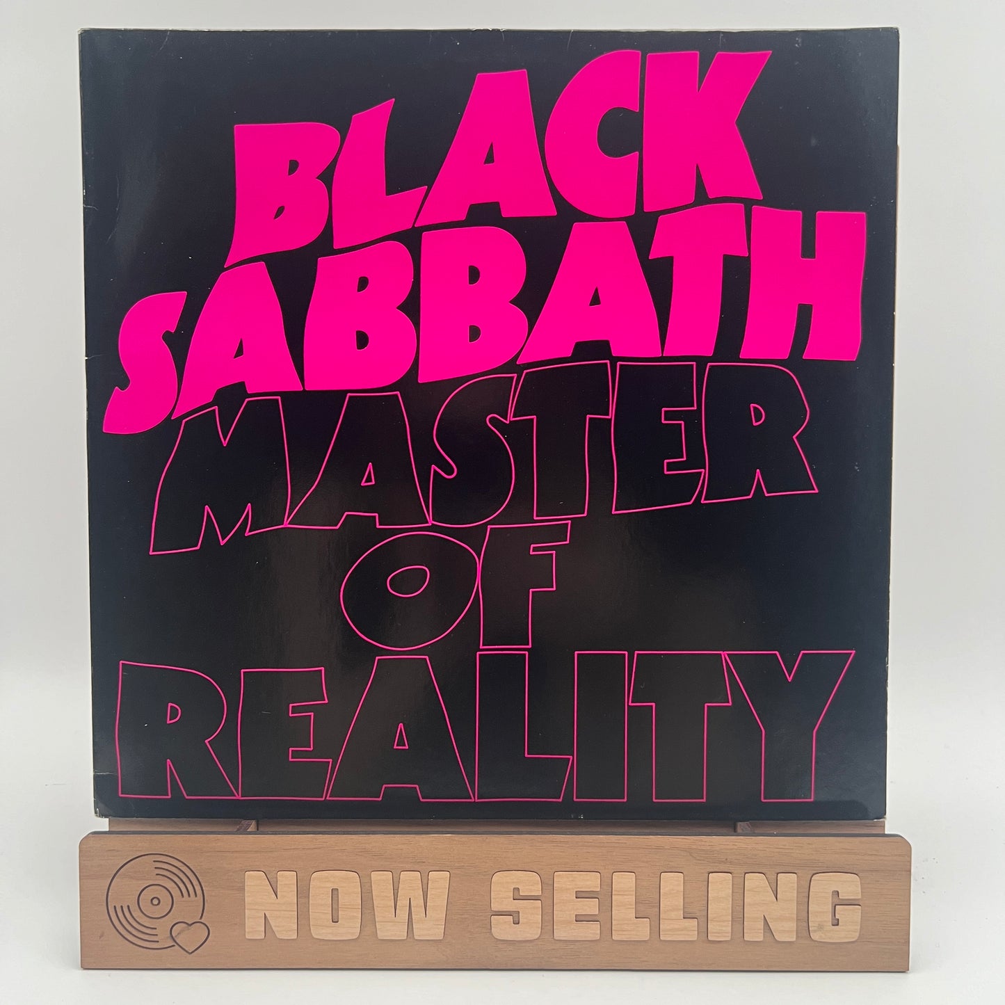 Black Sabbath - Master Of Reality Vinyl LP 1985 NEMS Germany Hot Pink Lettering