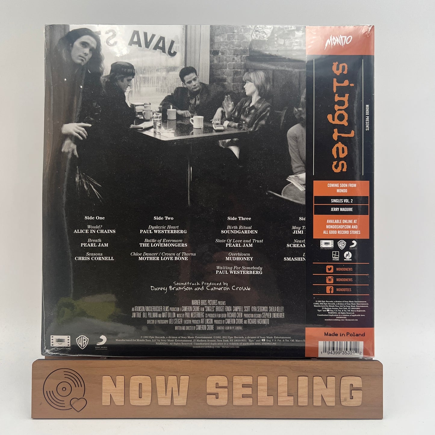 Singles Movie Soundtrack Compilation Vinyl LP SEALED