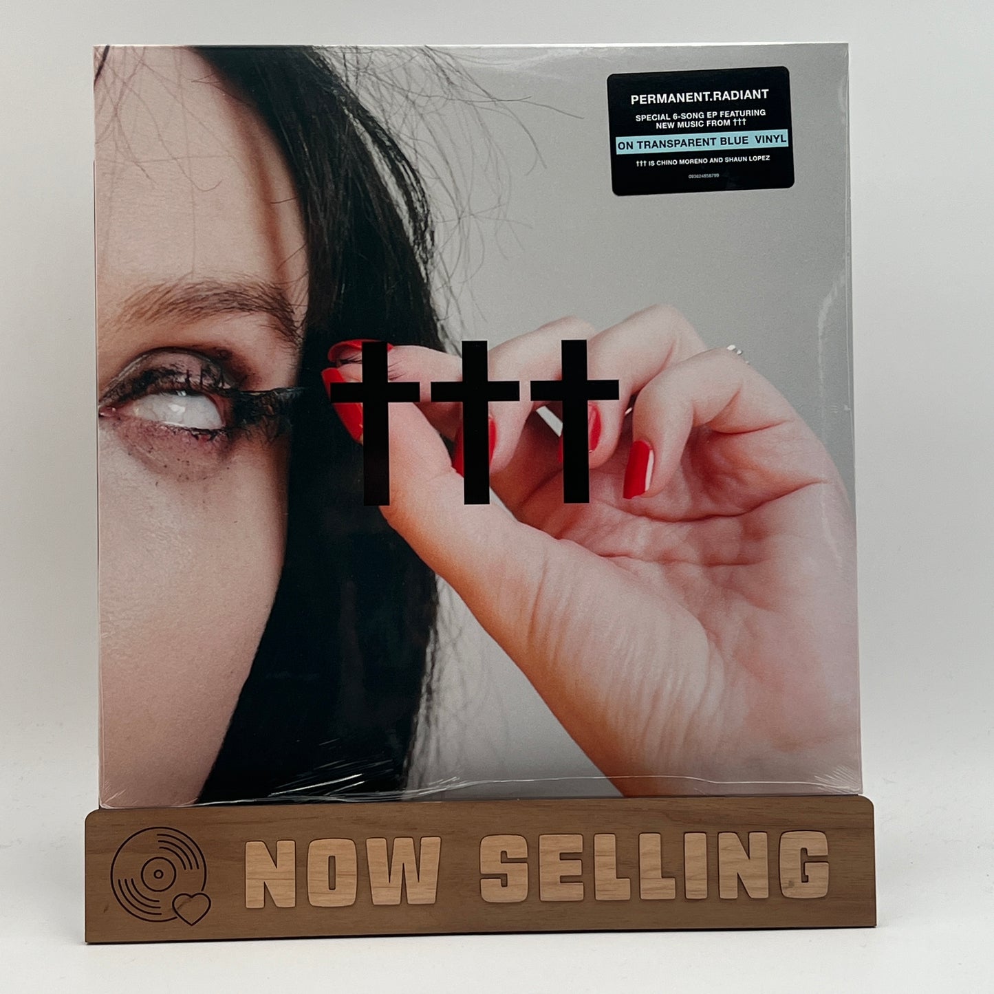 ††† - Permanent.Radiant Vinyl LP Blue Transparent SEALED Crosses